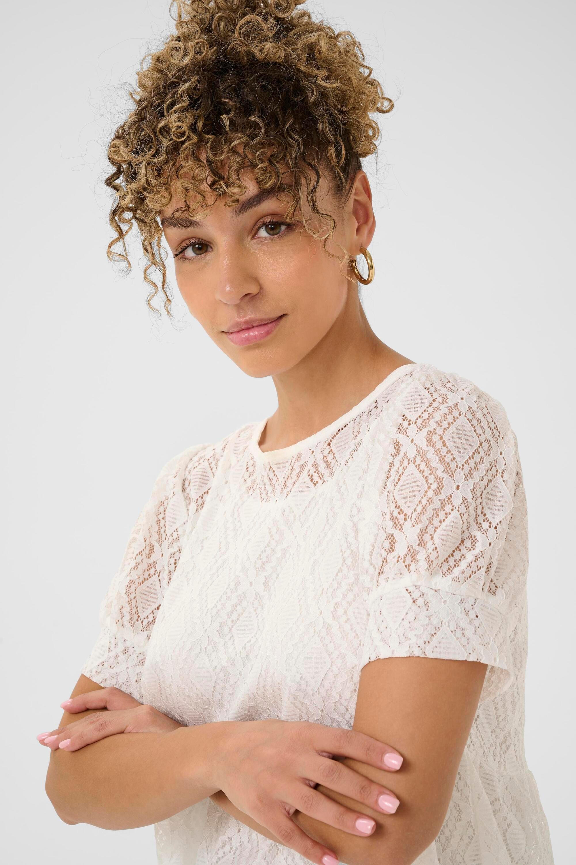 Cream Kurzarmbluse »Bluse kurzarm CRRemi«