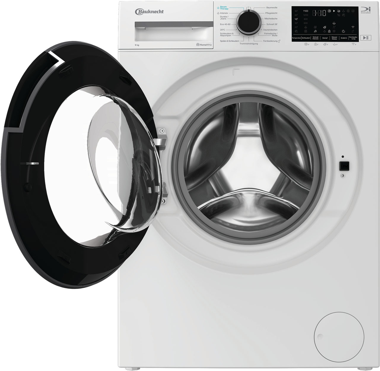 BAUKNECHT Waschmaschine »B W 9A30 BS« 9 kg 1400 U/min Adaptive Wash – Intelligente Anpassung
für perfekte Waschergebnisse
