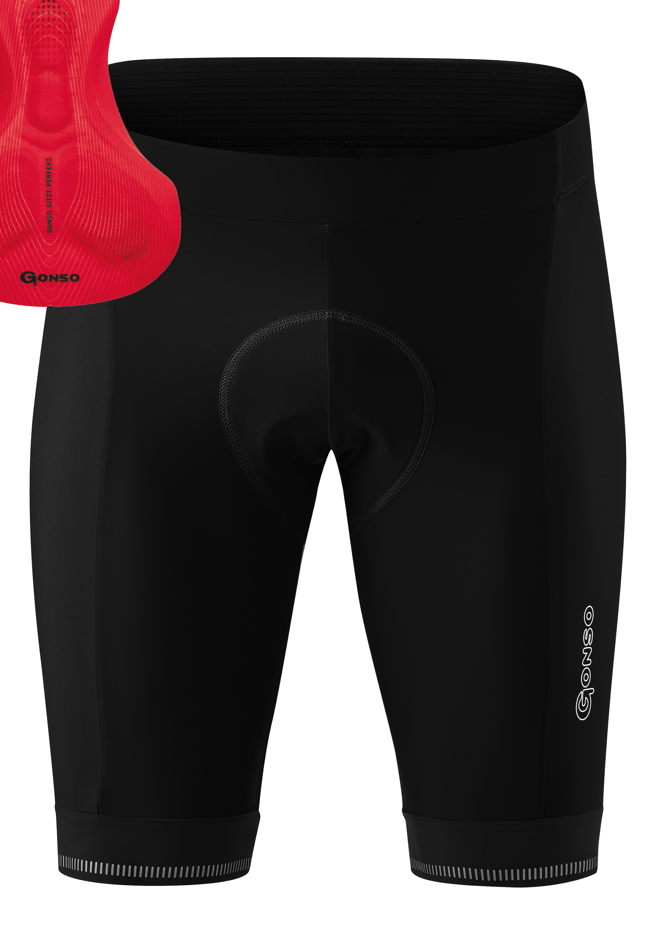 Gonso Fahrradhose "SITIVO M", Herren Radhose mit innovativem Sitzpolsterkonzept