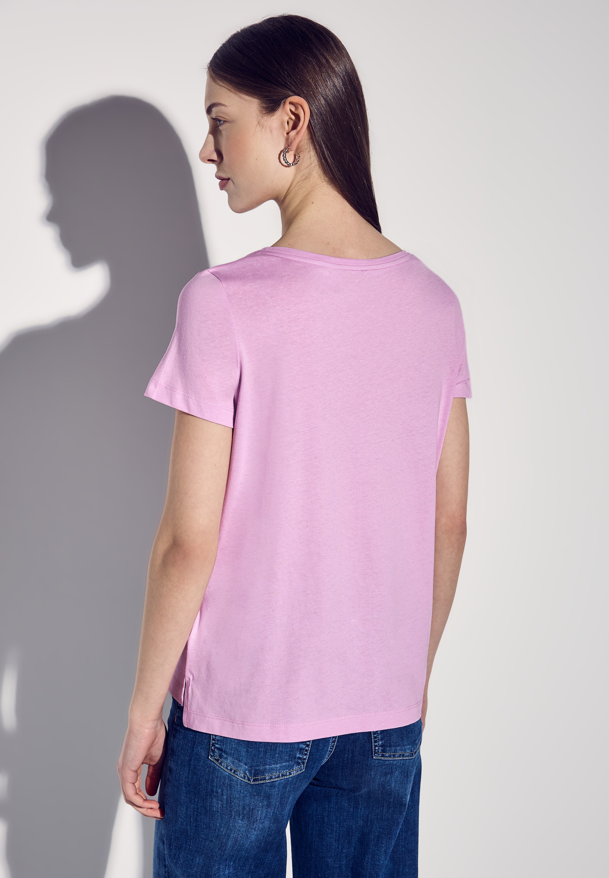 STREET ONE T-Shirt, im soften Baumwoll-Mix