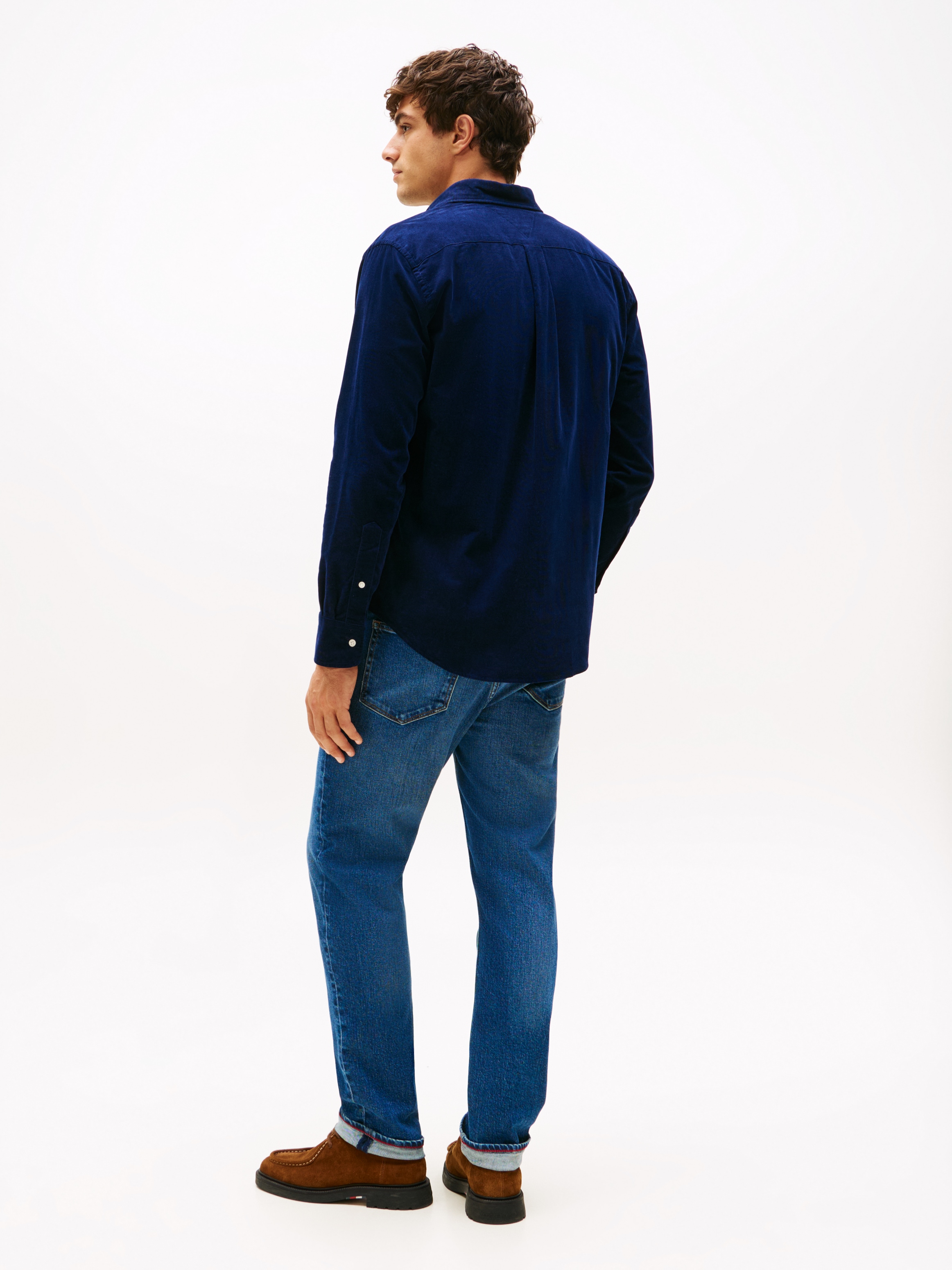 Tommy Hilfiger Langarmhemd »SOLID CORDUROY SHIRT«, Regular fit Cordhemd