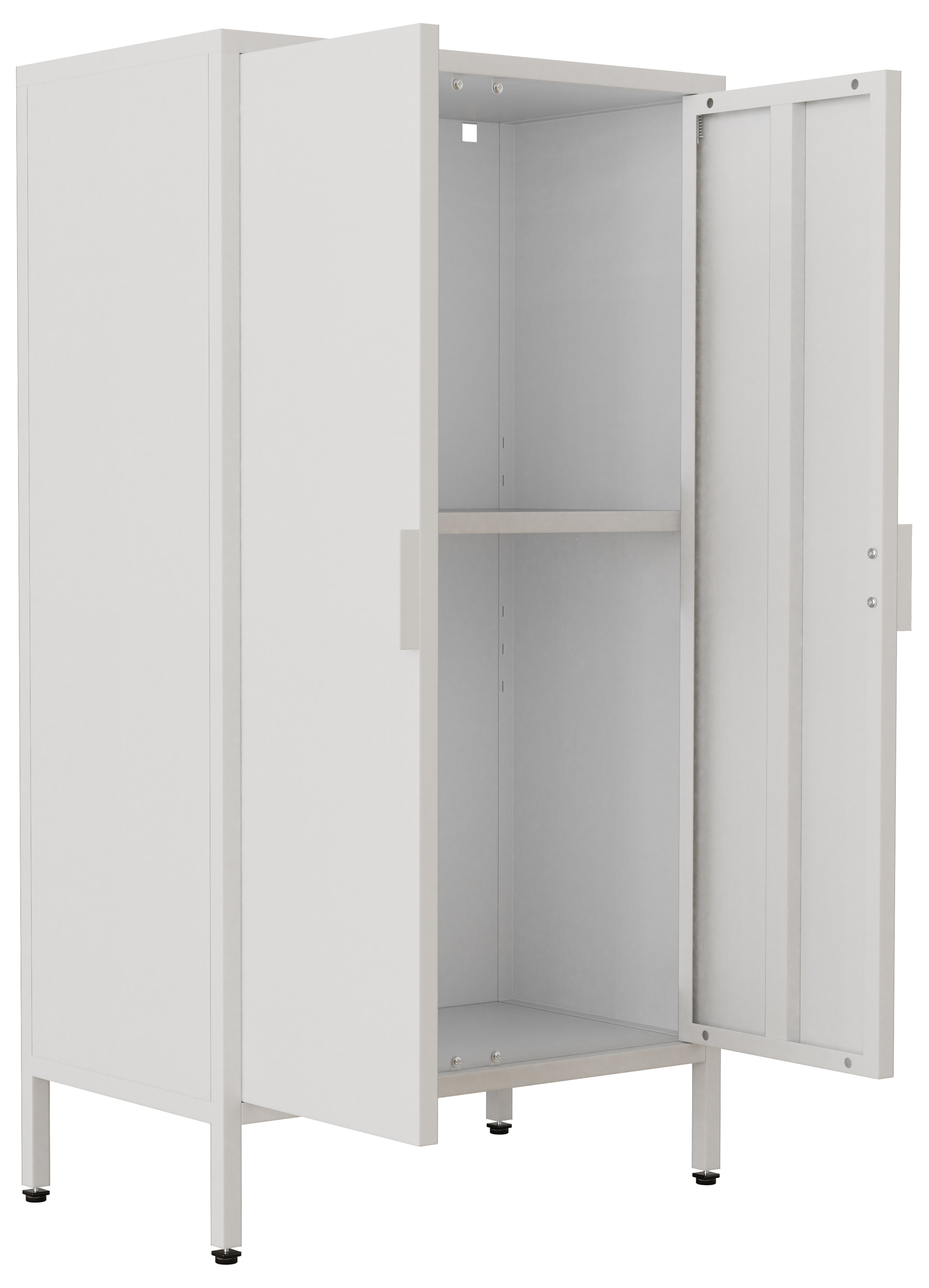 VCM Kommode »Stahl Kommode Sideboard Schrank Drehtüren Flokas M«