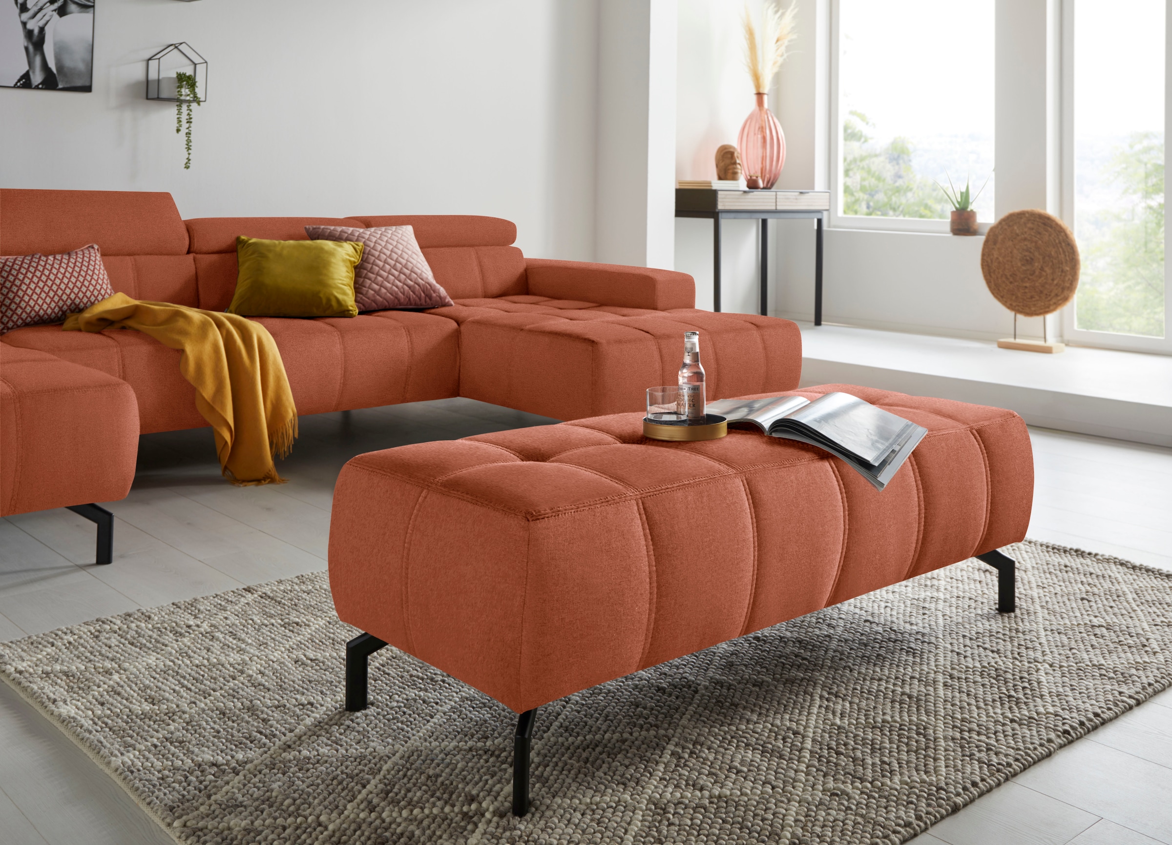 DOMO collection Polsterhocker »Cunelli«, passend zur "Cunelli"-Serie