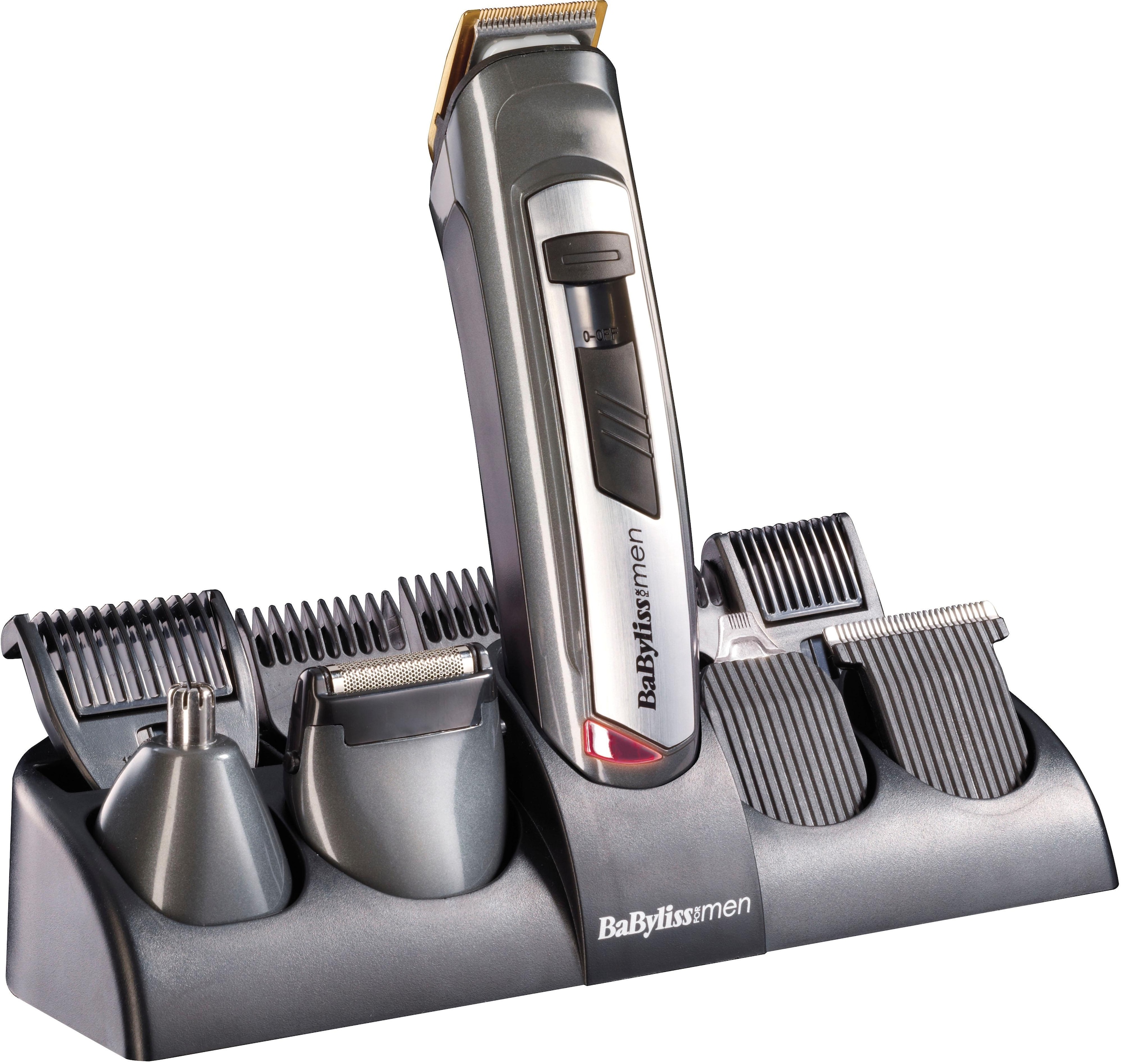 BaByliss Multifunktionstrimmer »E826E«, 3 Aufsätze, 10 in 1 Titanium kaufen  | BAUR