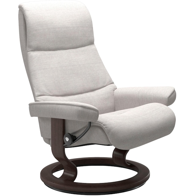 Stressless® Relaxsessel »View«, (Set, Relaxsessel mit Hocker), mit Classic  Base, Größe S,Gestell Wenge bestellen | BAUR