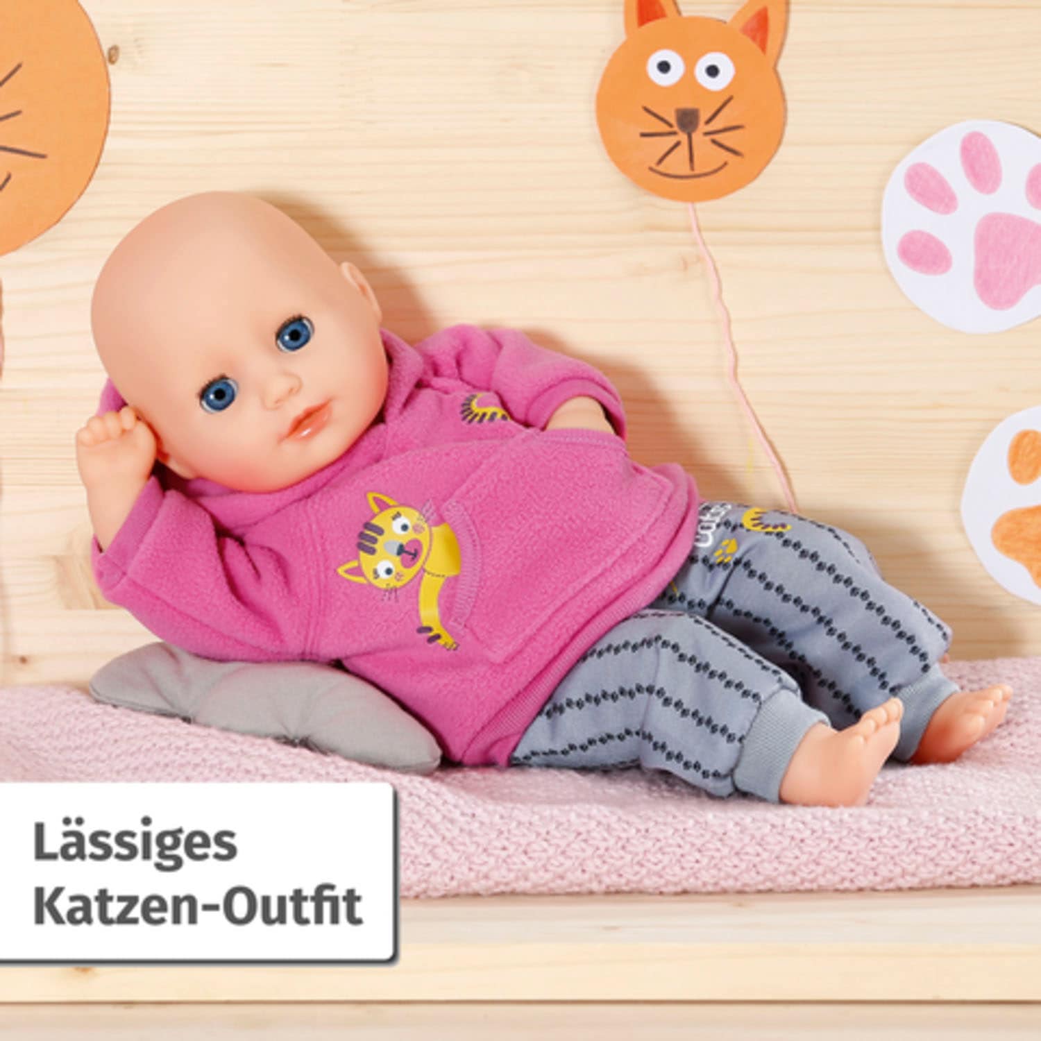 Zapf Creation® Puppenkleidung »Sport-Outfit, pink Katze, 36 cm«