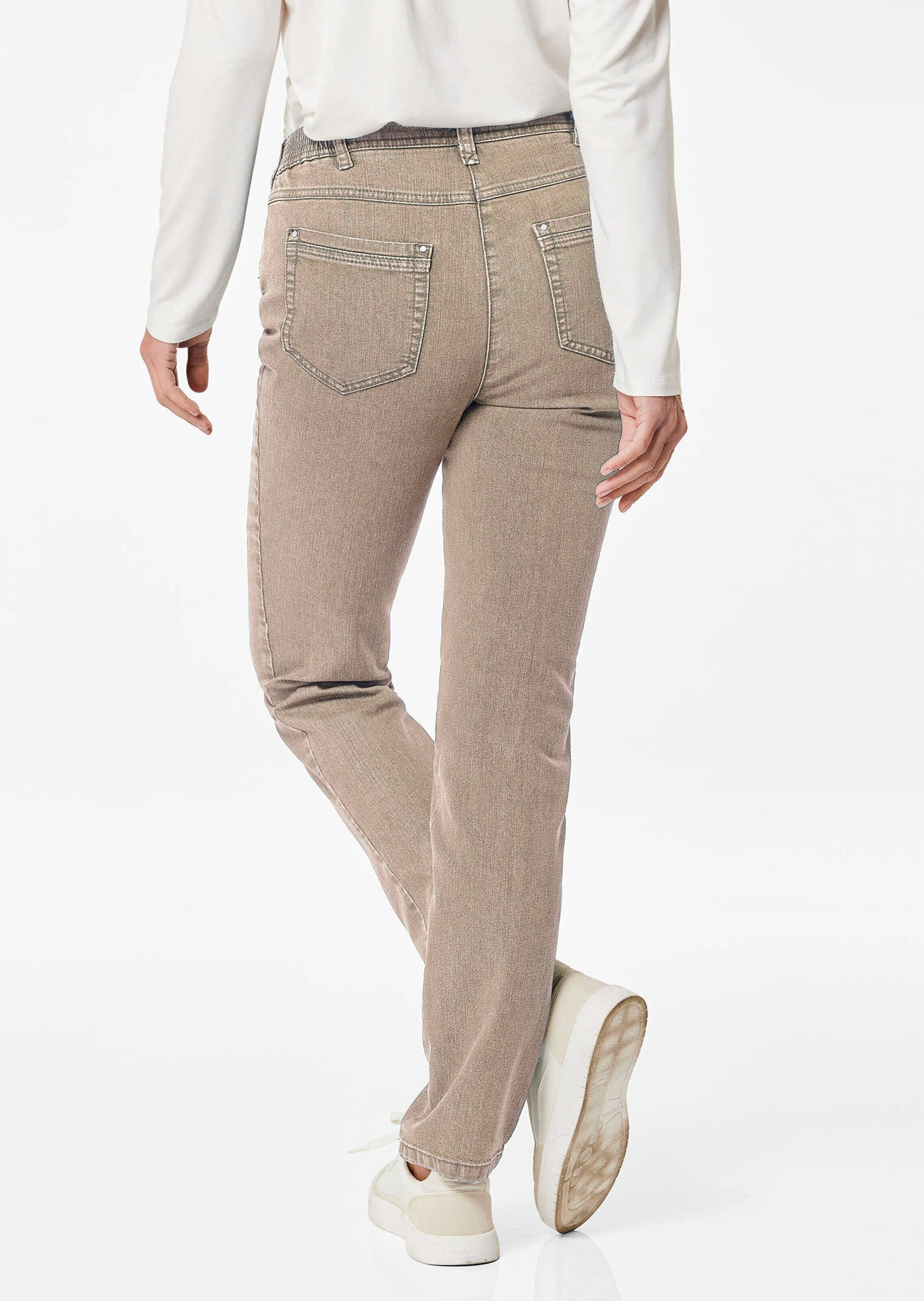 GOLDNER Regular-fit-Jeans »Kurzgröße Klassische Jeanshose ANNA«