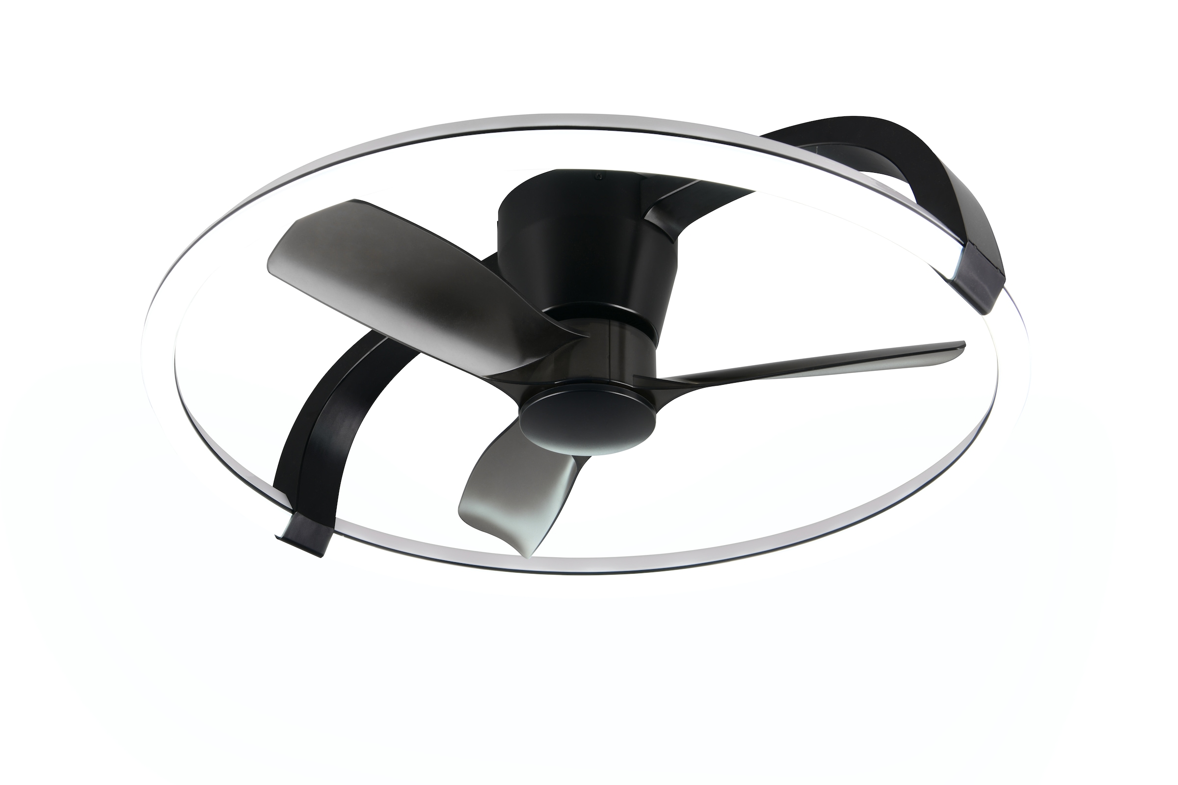REALITY Leuchten LED Deckenleuchte »STOCKHOLM mit Ventilator, Smart Home tuya Deckenventilator mit Licht« LED-Board 1 Stk. RGB | warmweiß - kaltweiß Steuerung per tuya App oder Fernbedienung, Dynamic Light RGB Licht