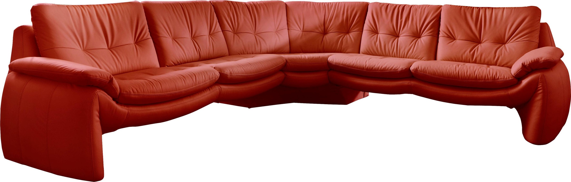 PLACES OF STYLE Ecksofa »Luna L-Form«, in einzigartiger Optik