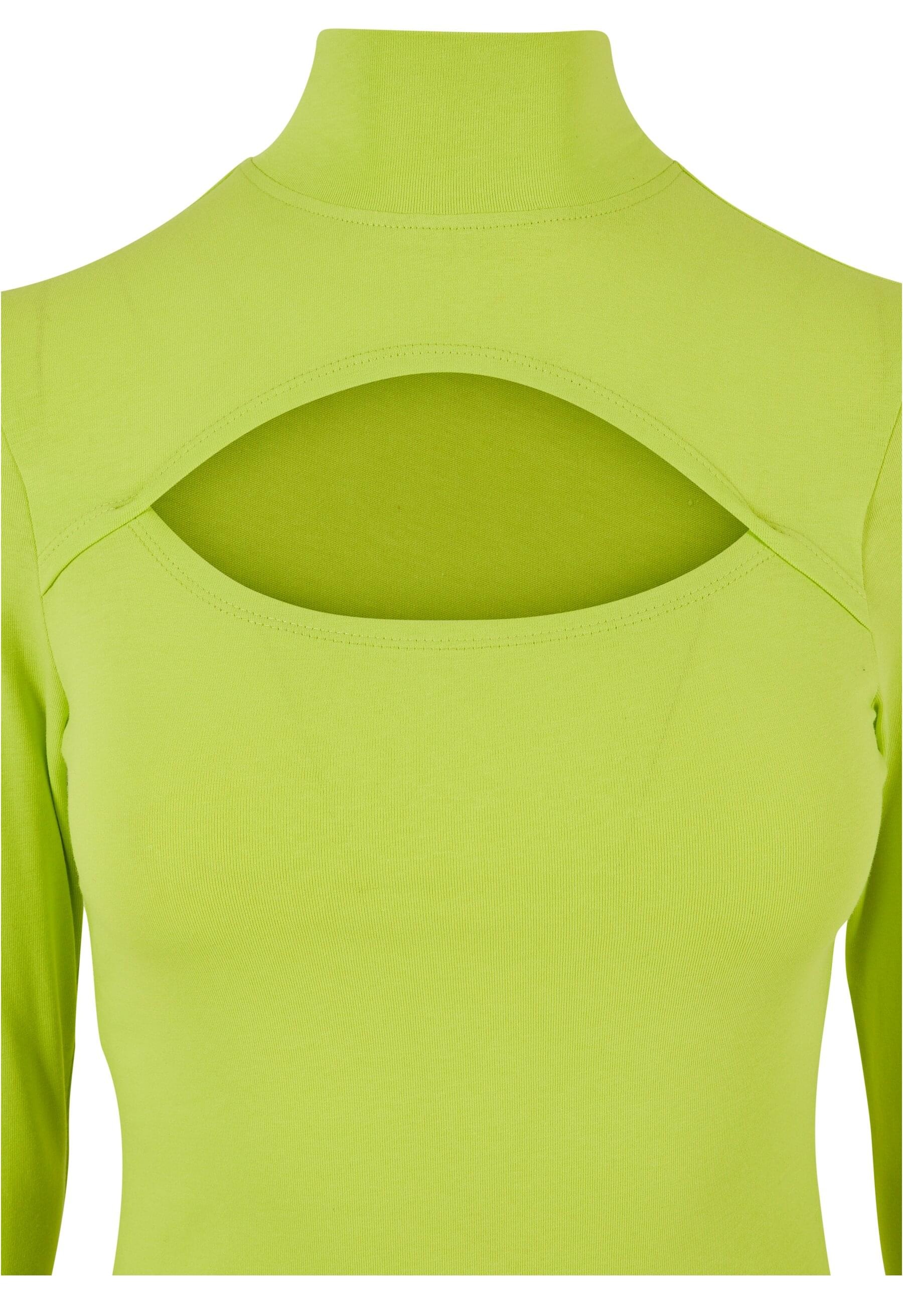 URBAN CLASSICS Langarmshirt »Urban Classics Damen Ladies Cut-Out Turtleneck Longsleeve«, (1 tlg.)