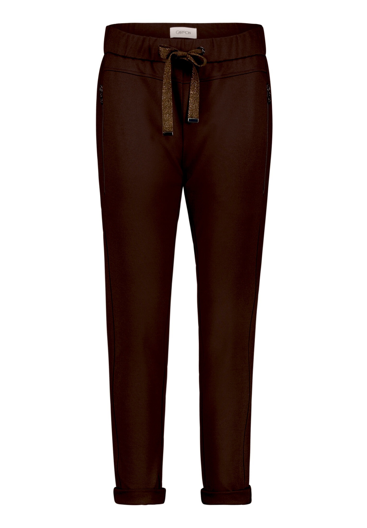 Cartoon Jogger Pants "Damen mit Reißverschluss"
