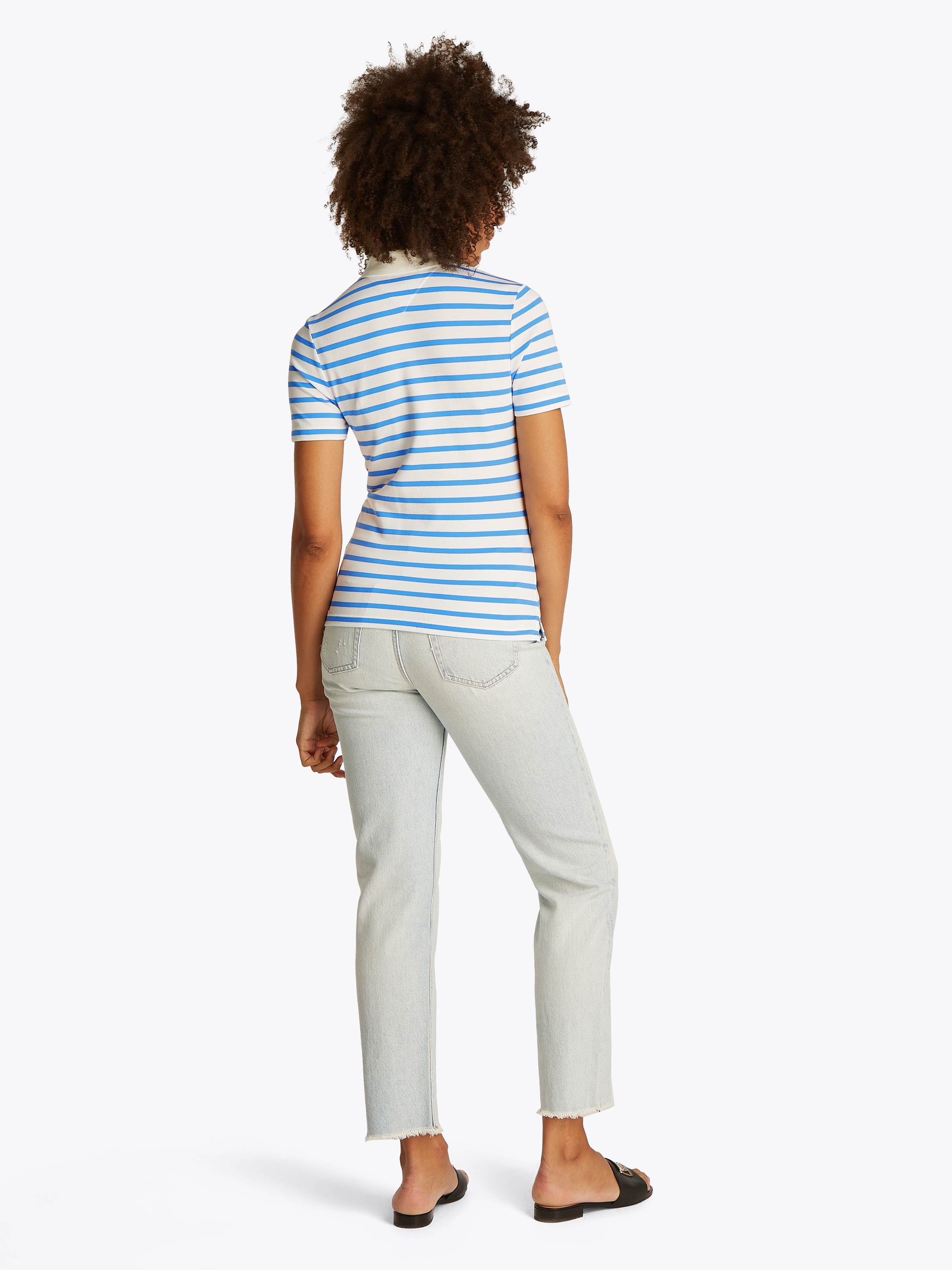 Tommy Hilfiger Poloshirt »1985 Slim Fit Pique Premium«, mit Logostickerei, mit Seitenschlitzen