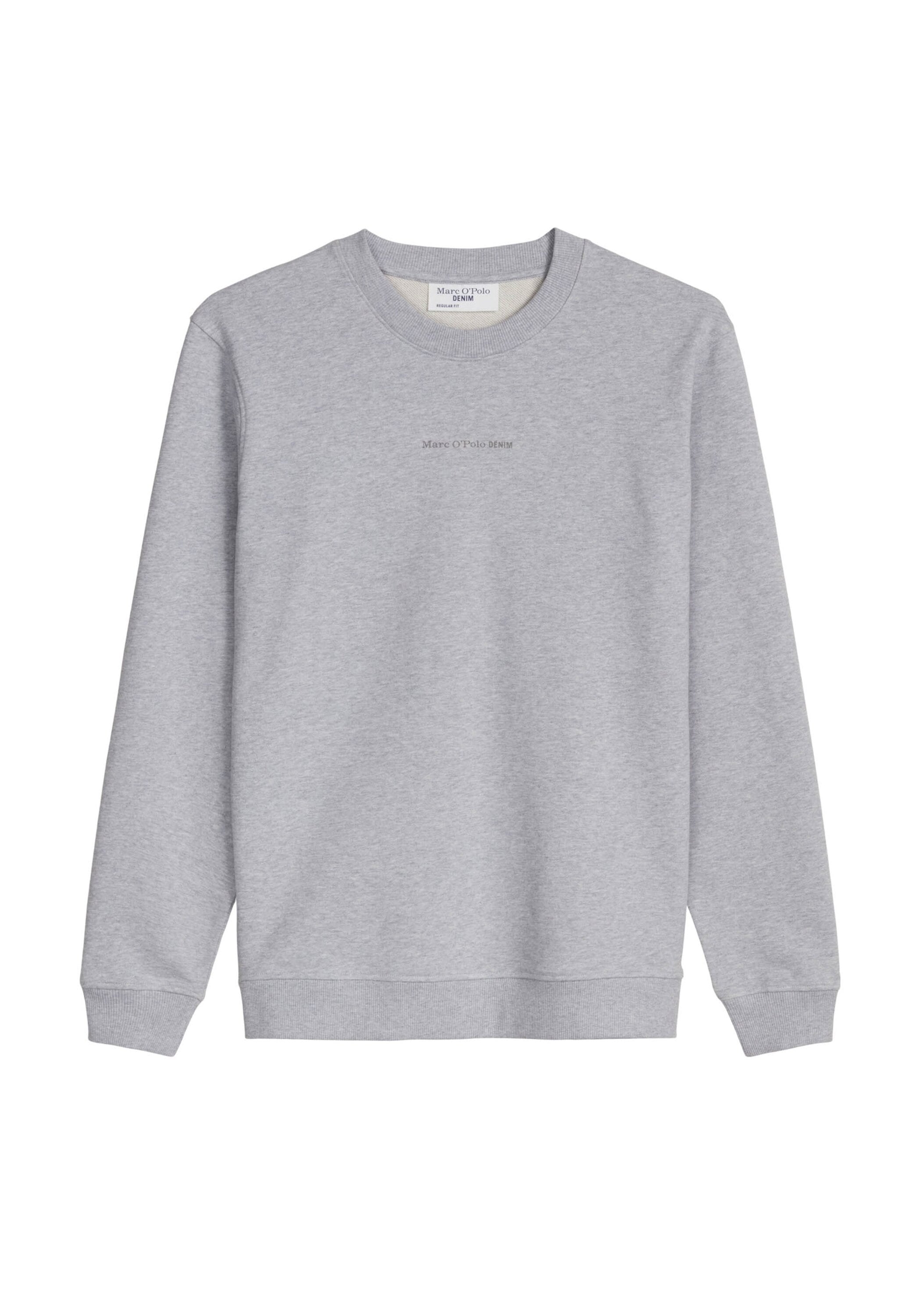 Marc OPolo DENIM Sweatshirt "Sweatshirt Crew Neck, Print, Melange, Reg Fit günstig online kaufen