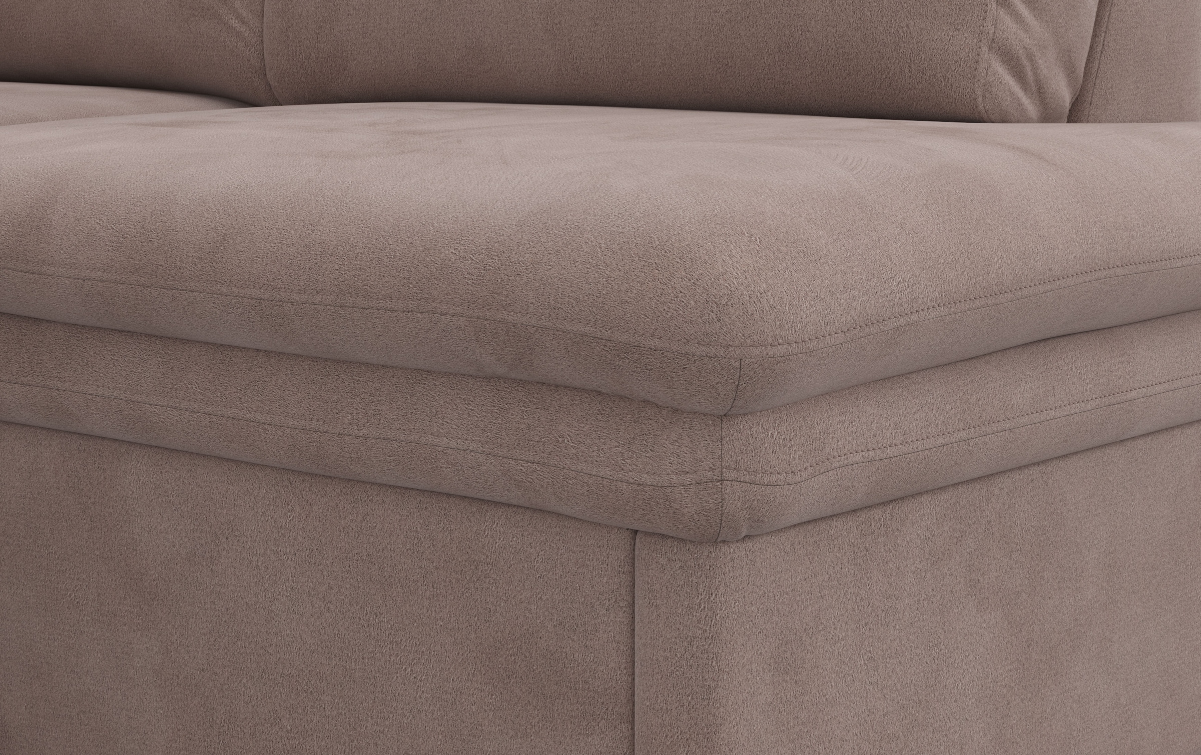 COTTA Ecksofa »Leandra L-Form«, wahlweise mit Bettfunktion & Bettkasten