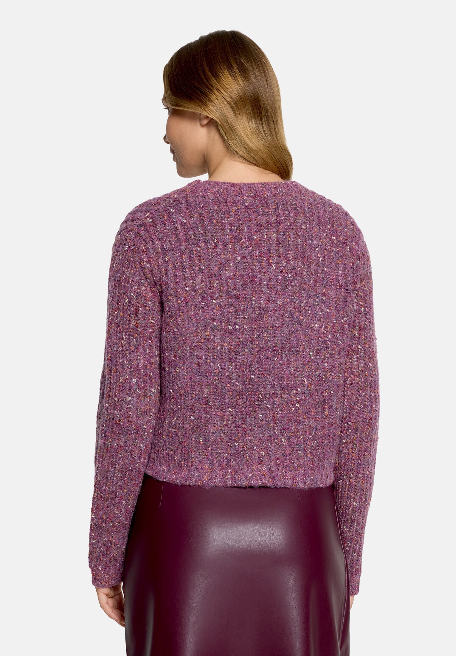 Cartoon Strickjacke »Damen mit V-Ausschnitt« 1