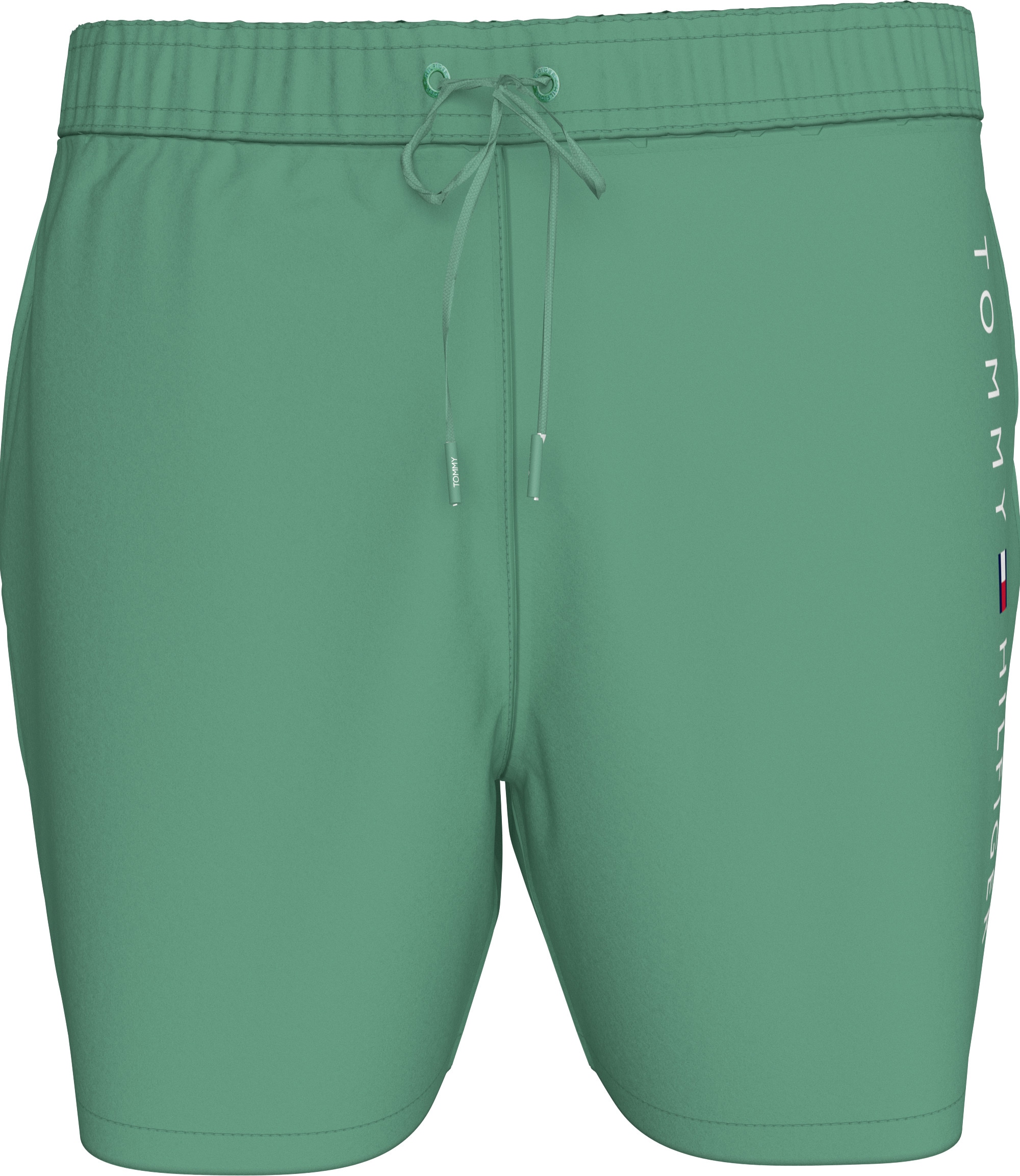 Tommy Hilfiger Swimwear Badeshorts »MEDIUM DRAWSTRING«, mit Logostickerei an der Hüfte