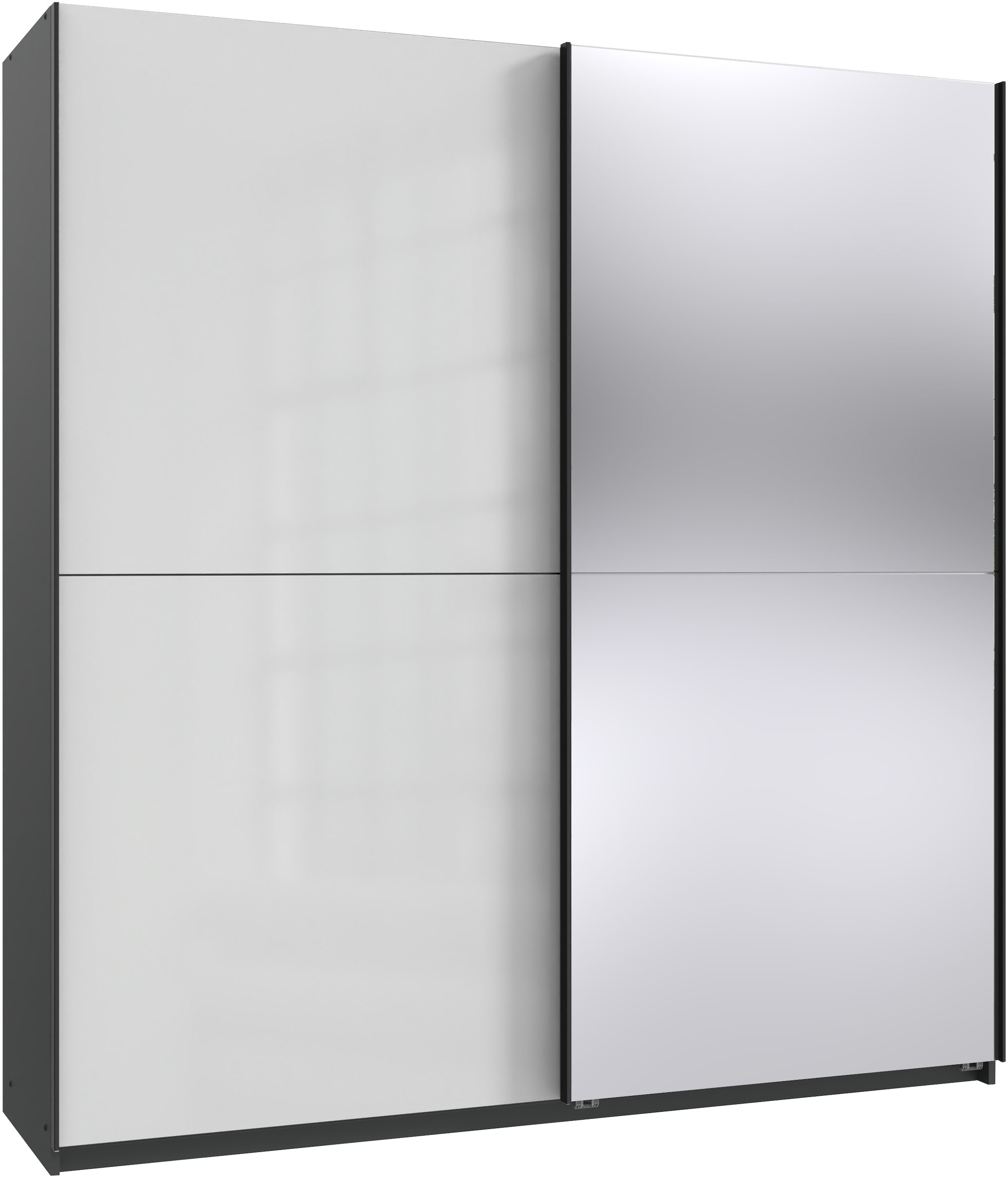 Wimex "Mugano, B/T/H 135 oder 180/65/198cm, Made in Germany" wähle Deine Ausstattung: Basic oder Premium, 2 Schwebetüren mit oder ohne Spiegel, Metallgriffe