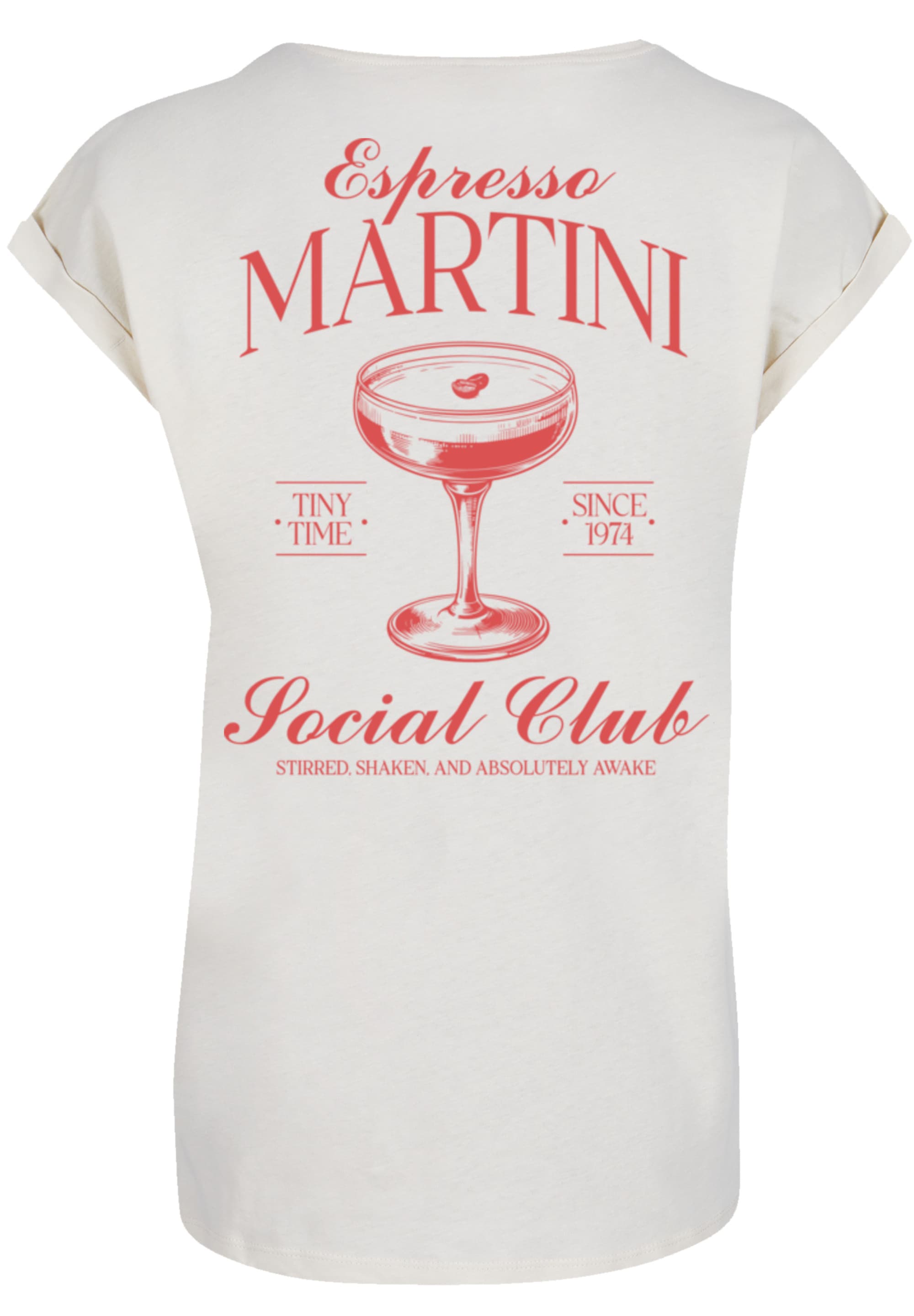 F4NT4STIC T-Shirt »Espresso Martini Social Club«, Premium Qualität