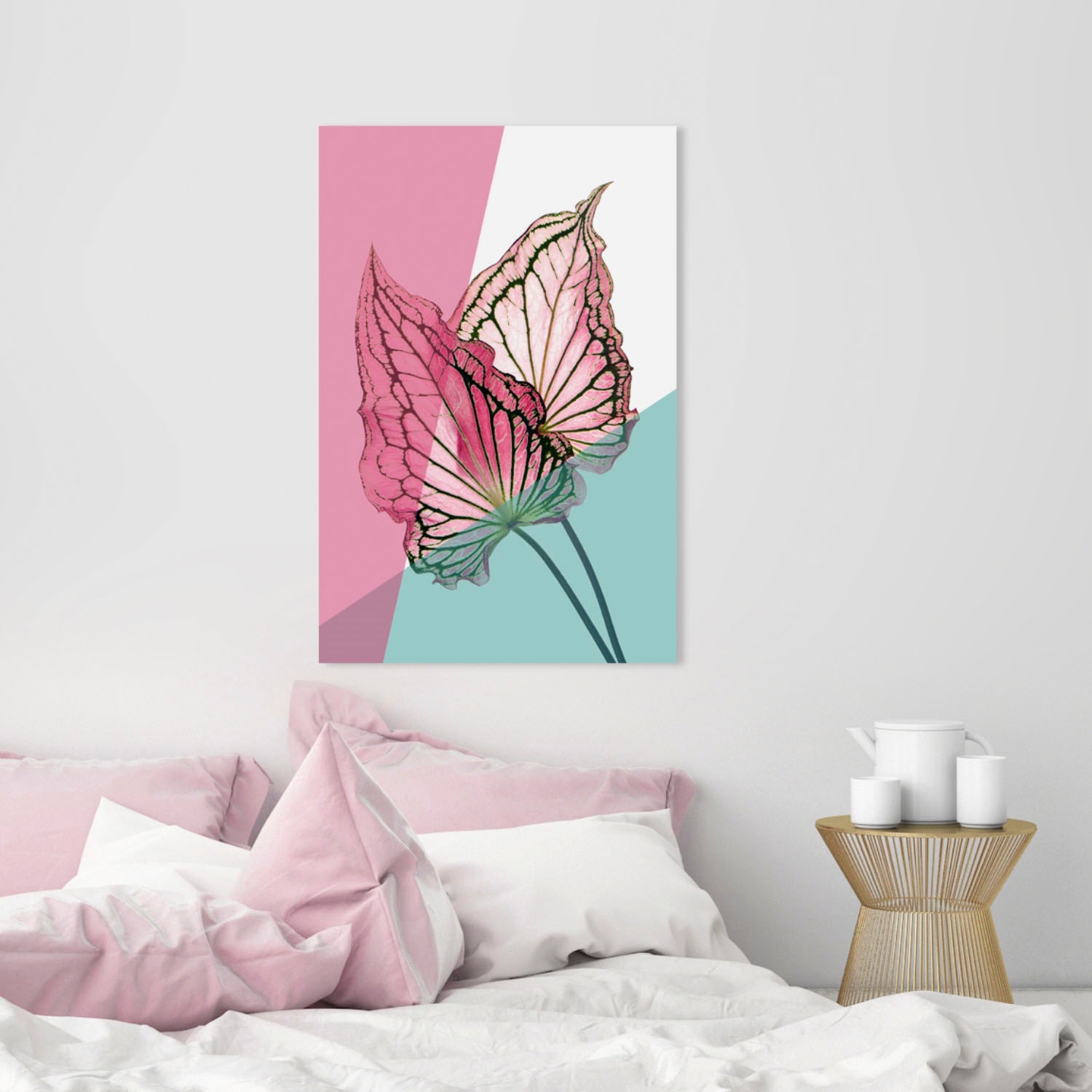 queence Acrylglasbild "Blätter" Blätter  Blätterbilder  Kunst  Pflanzen  Pf günstig online kaufen