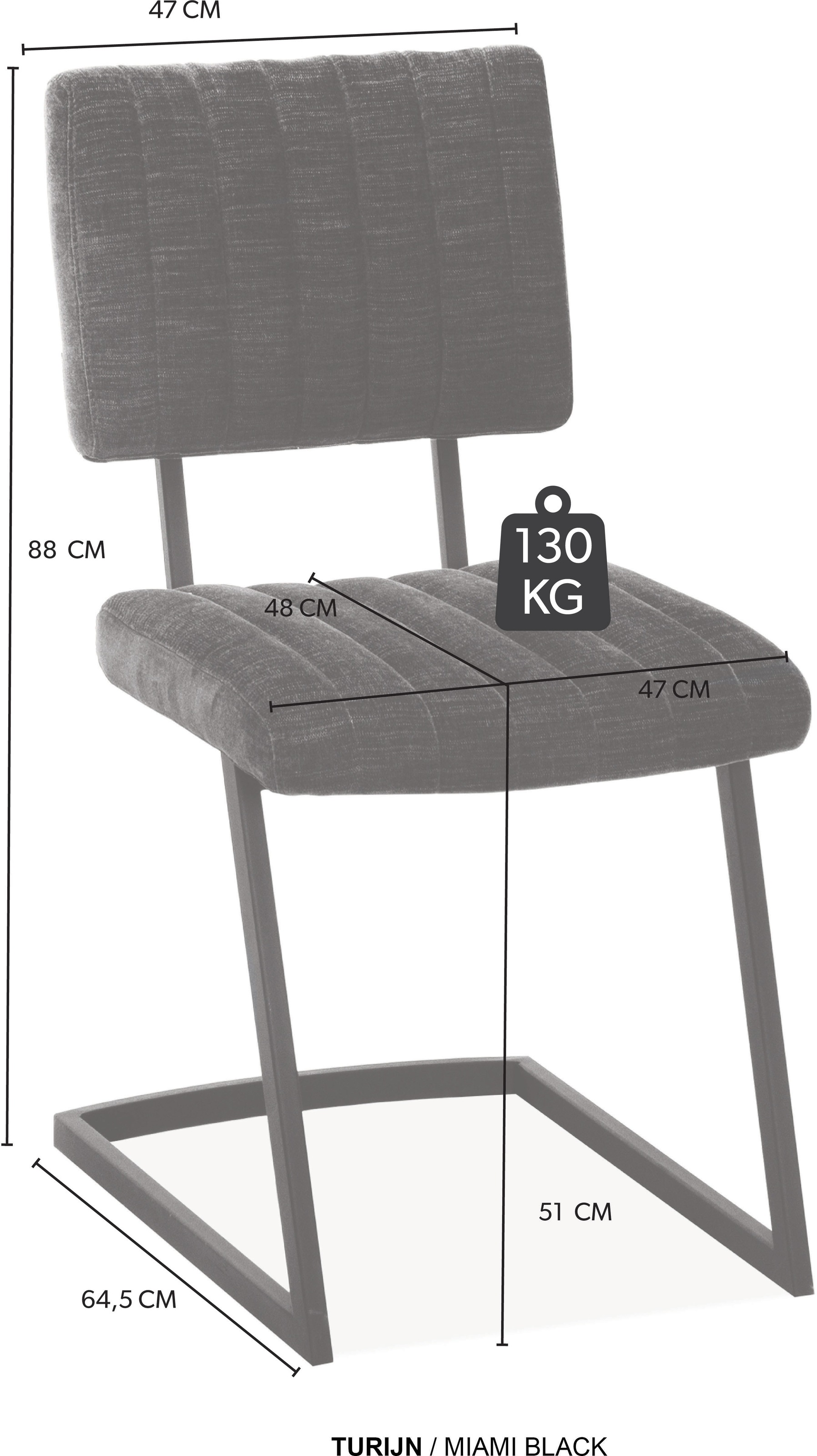 OMG Design Esszimmerstuhl »Turijn« (Set) 2 Stk.moderner Bezug, bequem gepolstert