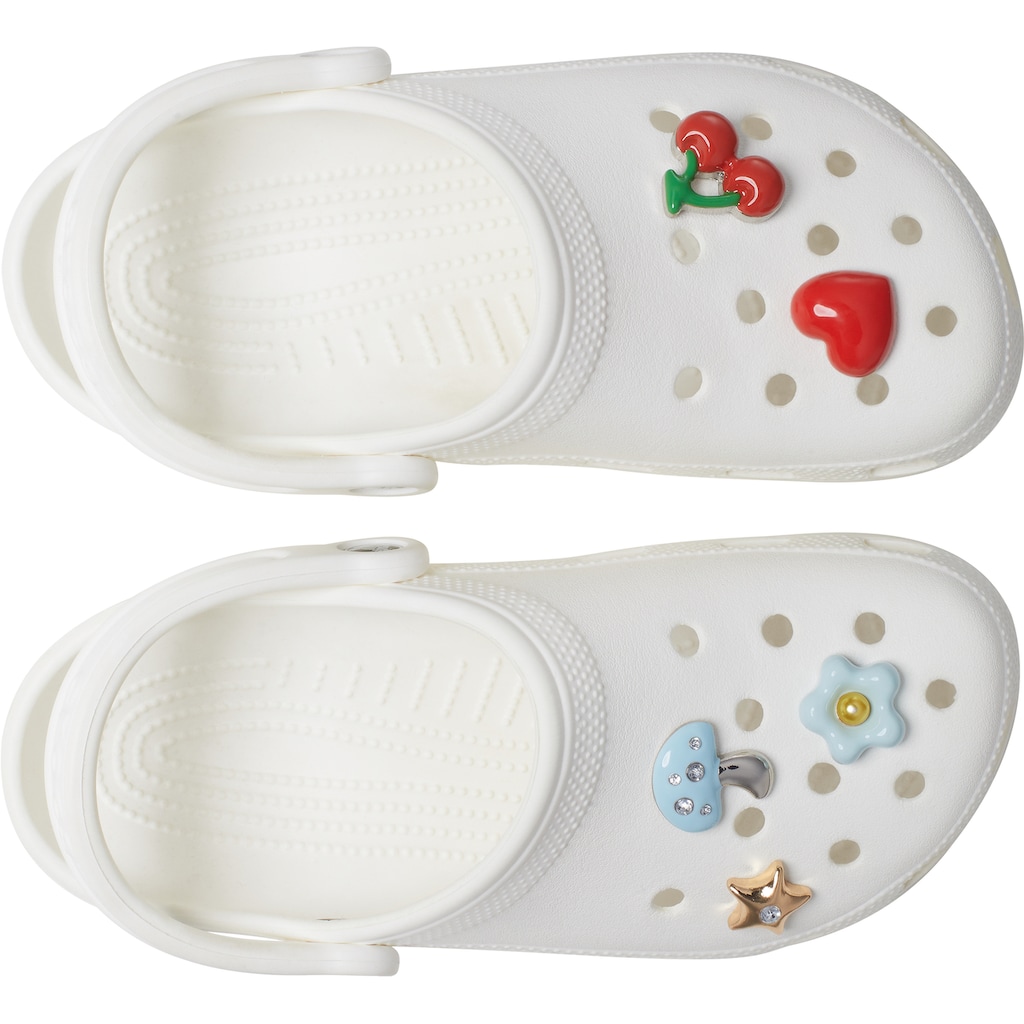 Crocs Schuhanstecker »Jibbitz™ Puffy Metals«, (Set, 5 tlg., Kein Spielzeug. Nicht für Kinder unter 3 Jahren geeignet), mit verschiedenen Motiven