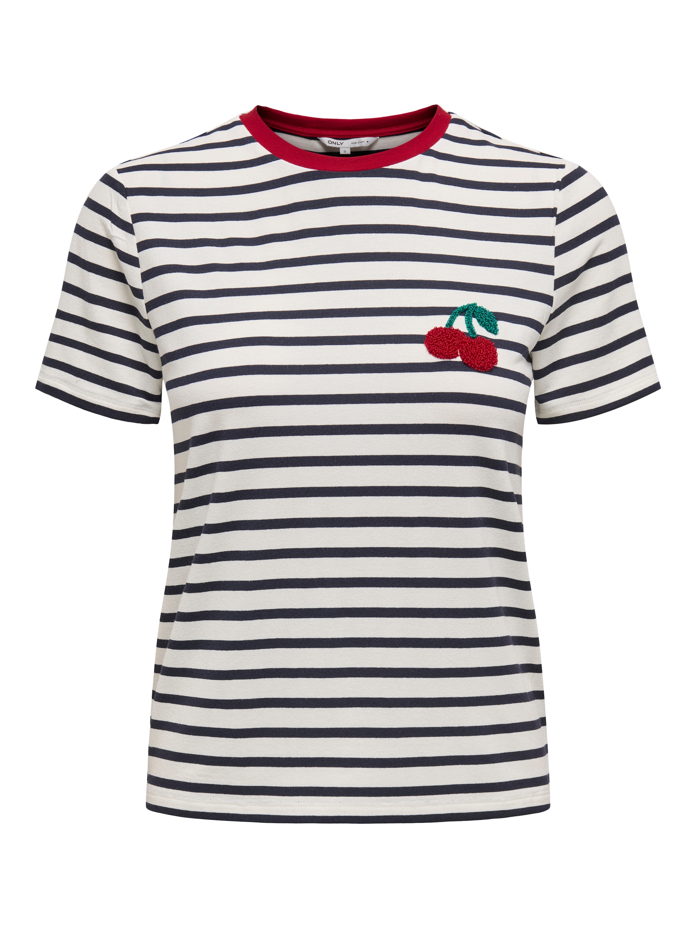 ONLY Kurzarmshirt "ONLHEART LIFE S/S TEE JRS NOOS" günstig online kaufen