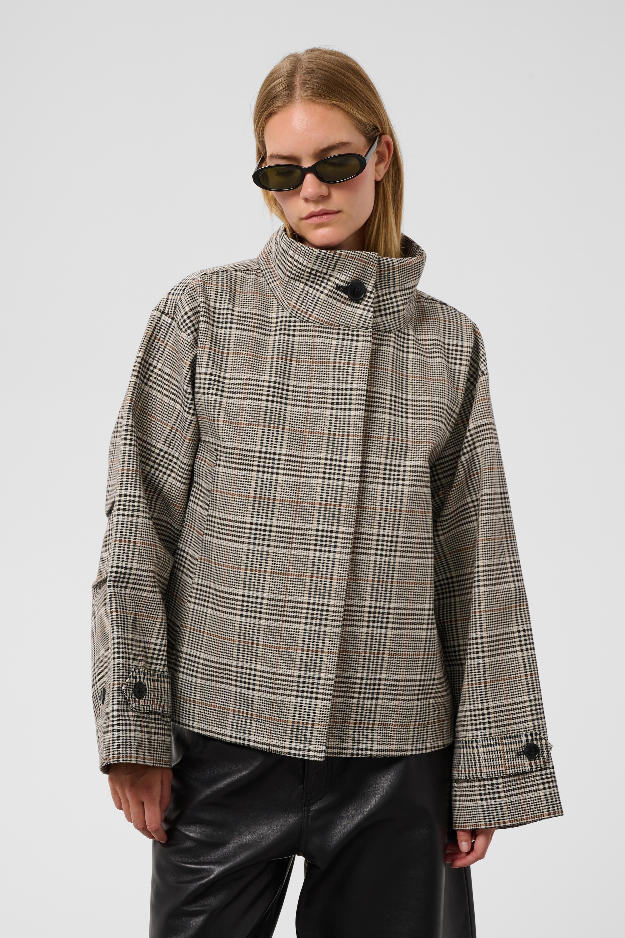 SOAKED IN LUXURY Wintermantel »Damen Jacke SLChecky«