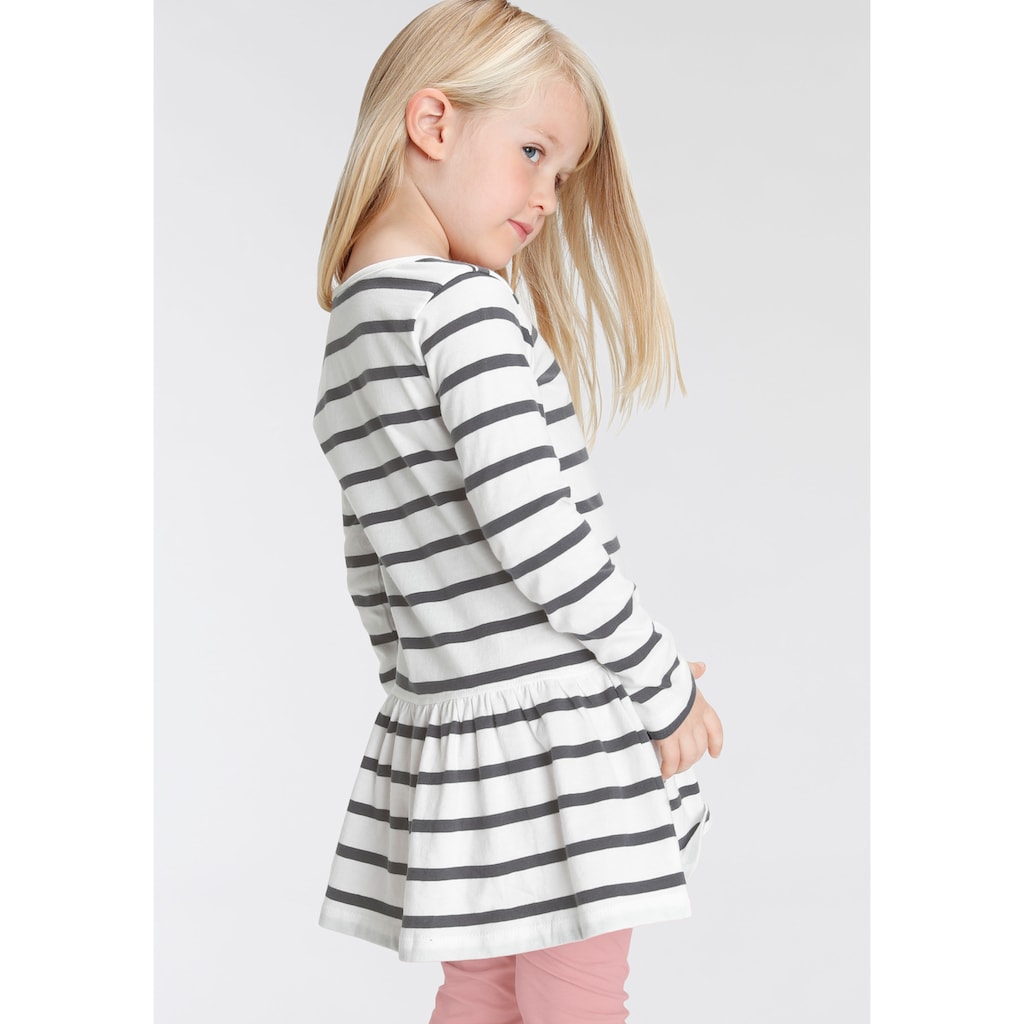 KIDSWORLD Kleid & Leggings »Tomorrow starts now!«, (Set, 2 tlg.), süßes Outfit