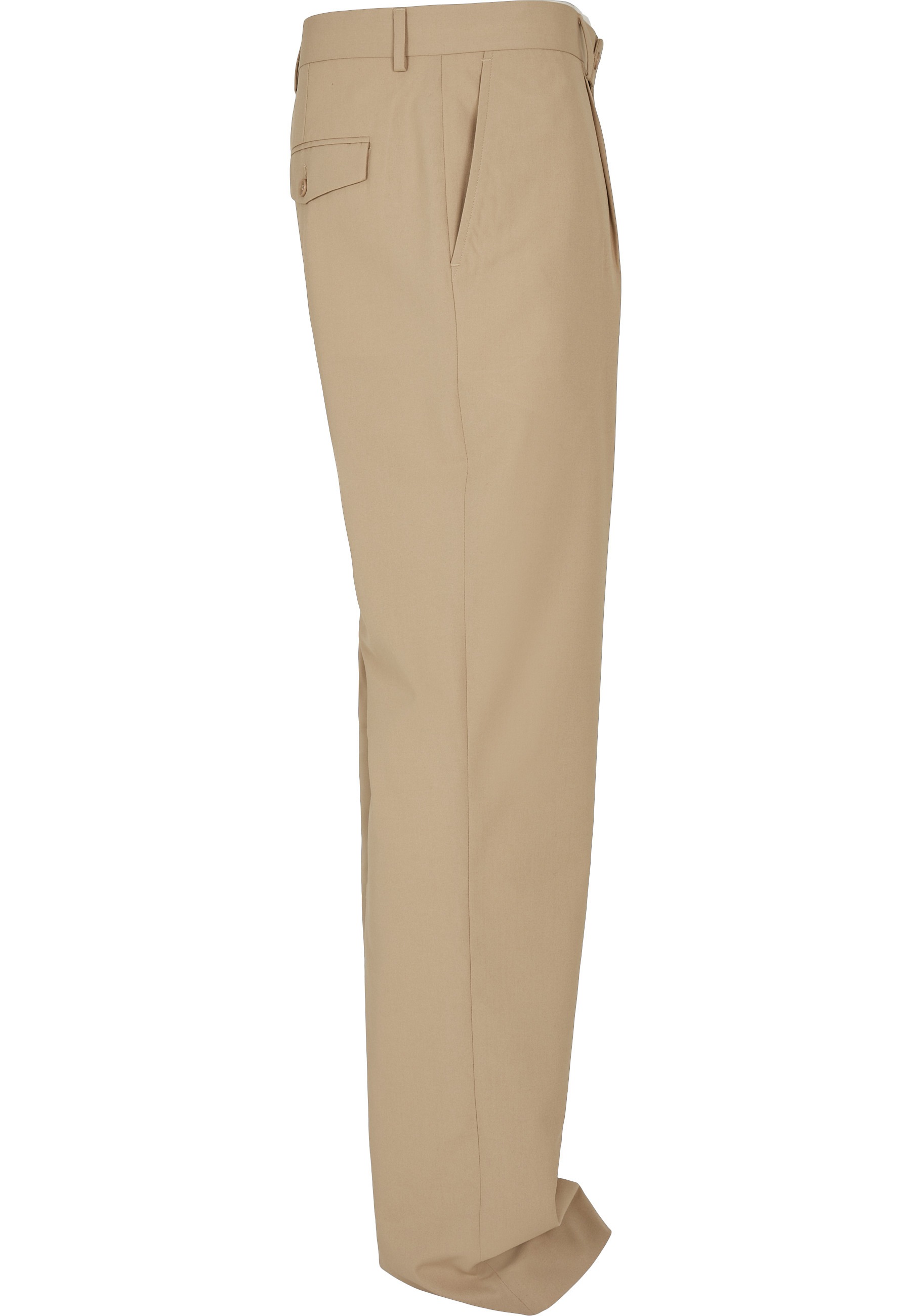 URBAN CLASSICS Stoffhose »Urban Classics Herren Straight Pleat-Front Trousers«