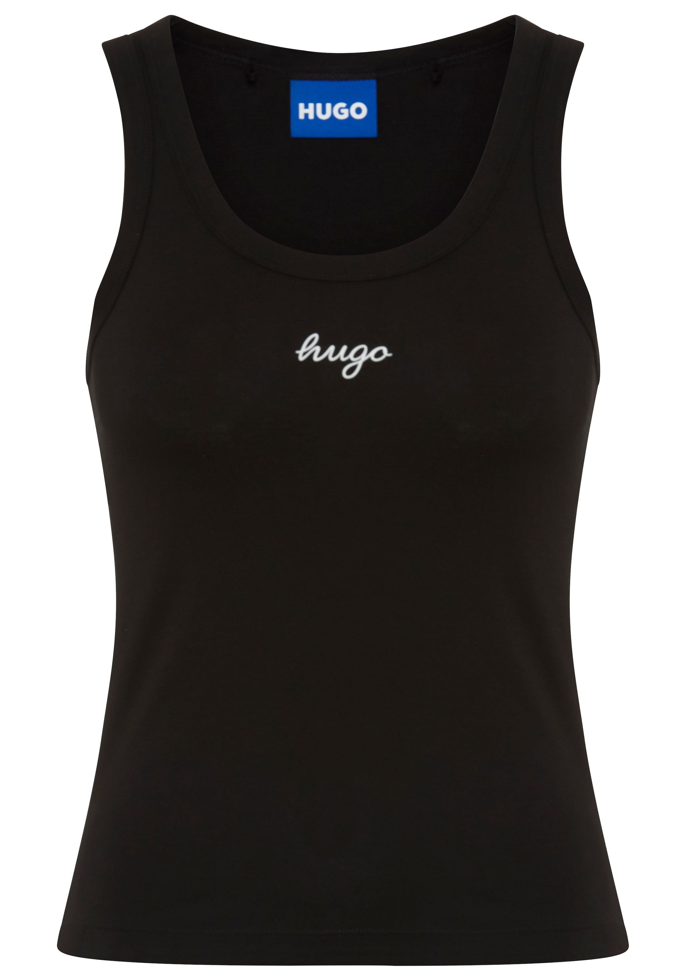 HUGO Tanktop "Damatank" aus Stretch-Baumwolle, Extra Slim Fit