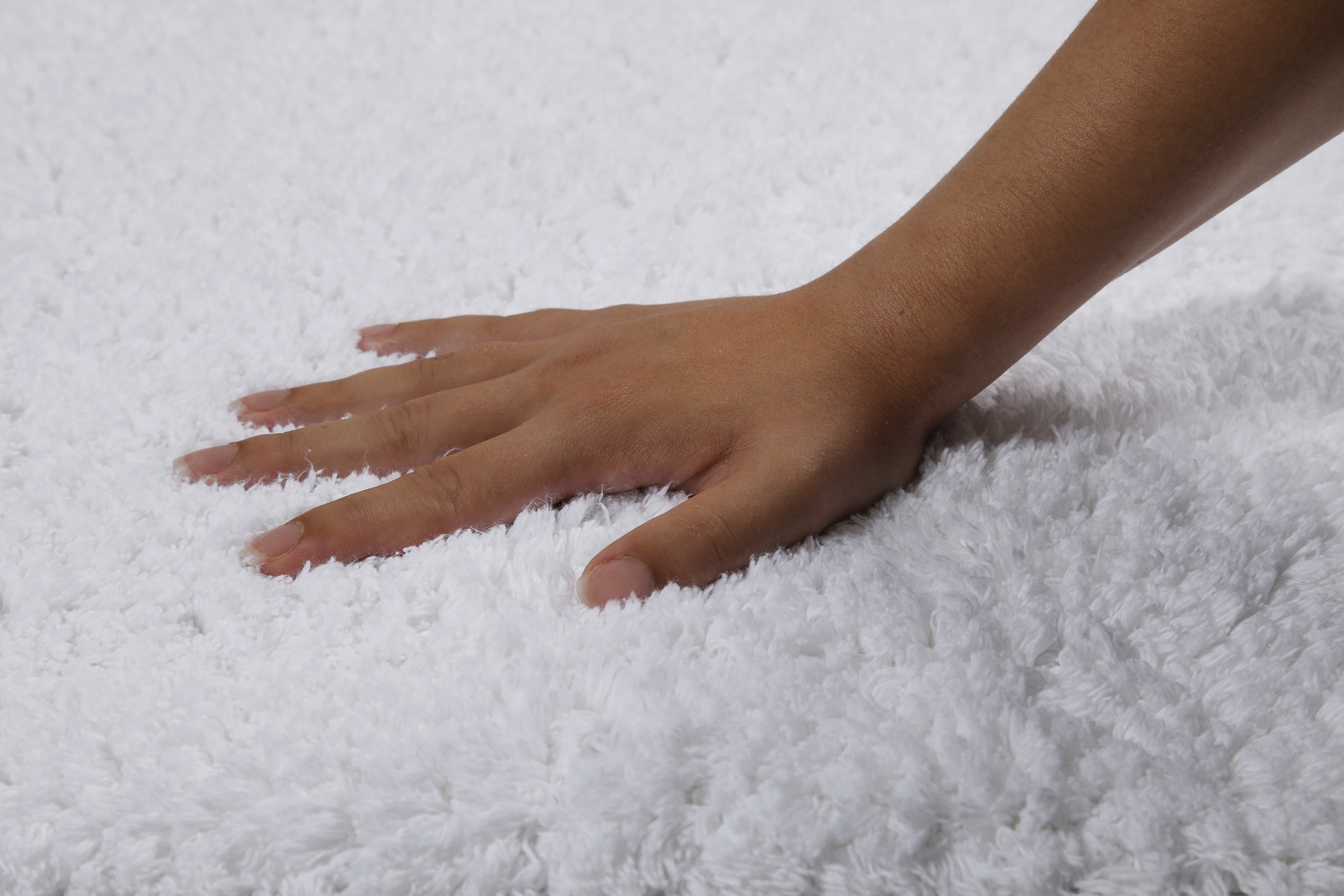 my home Badematte »Kian«, fußbodenheizungsgeeignet, Badvorleger, Badteppich aus 100%Baumwolle, weich, waschbar, saugfähig