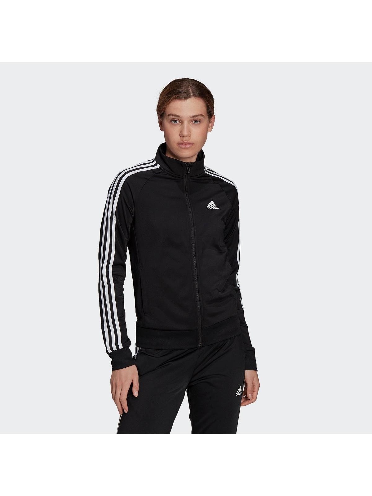 adidas Sportswear Sweatjacke "Große Größen", Taschen auf der Vorderseite