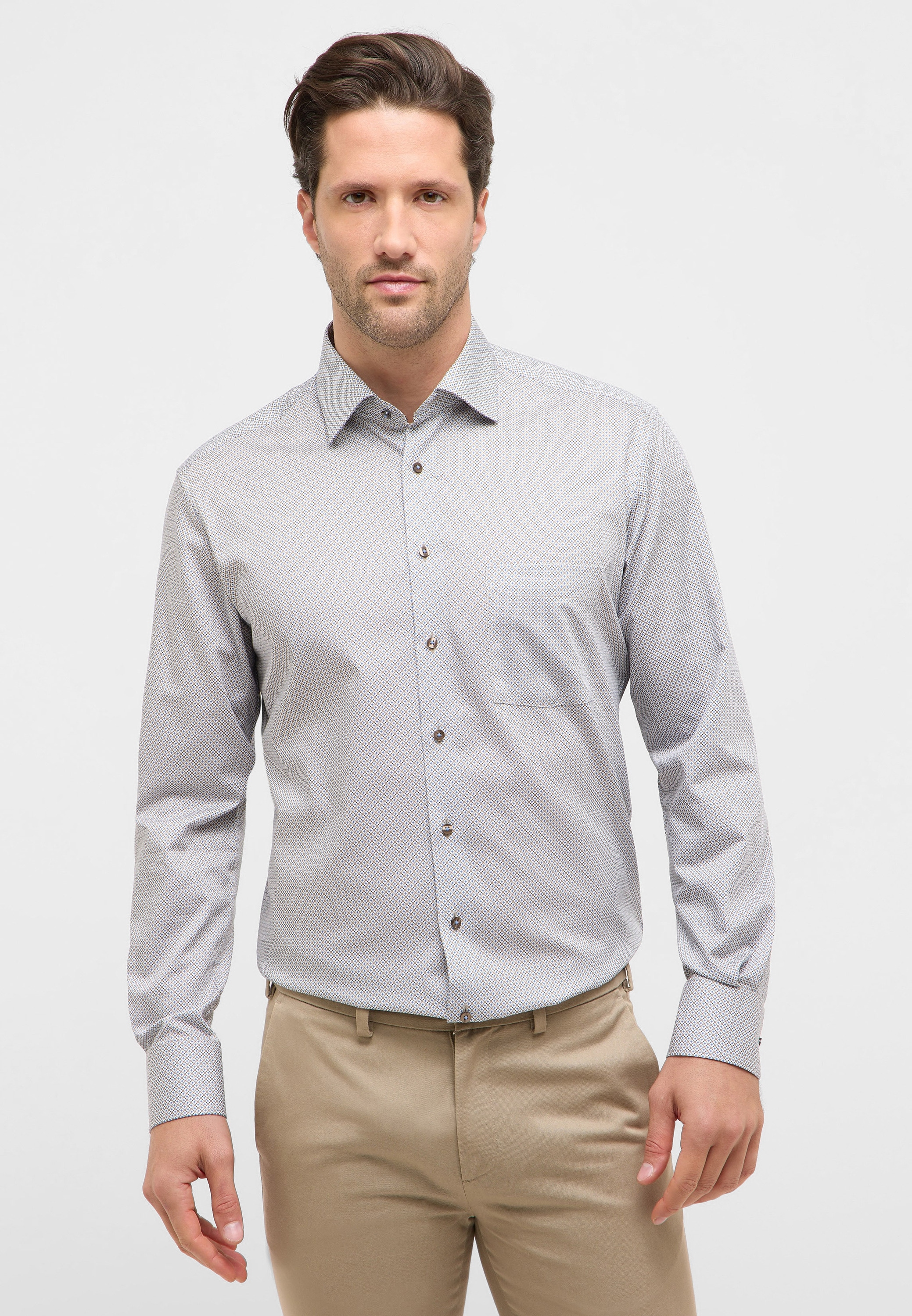 Eterna Langarmhemd "MODERN FIT" NON IRON (bügelfrei) günstig online kaufen