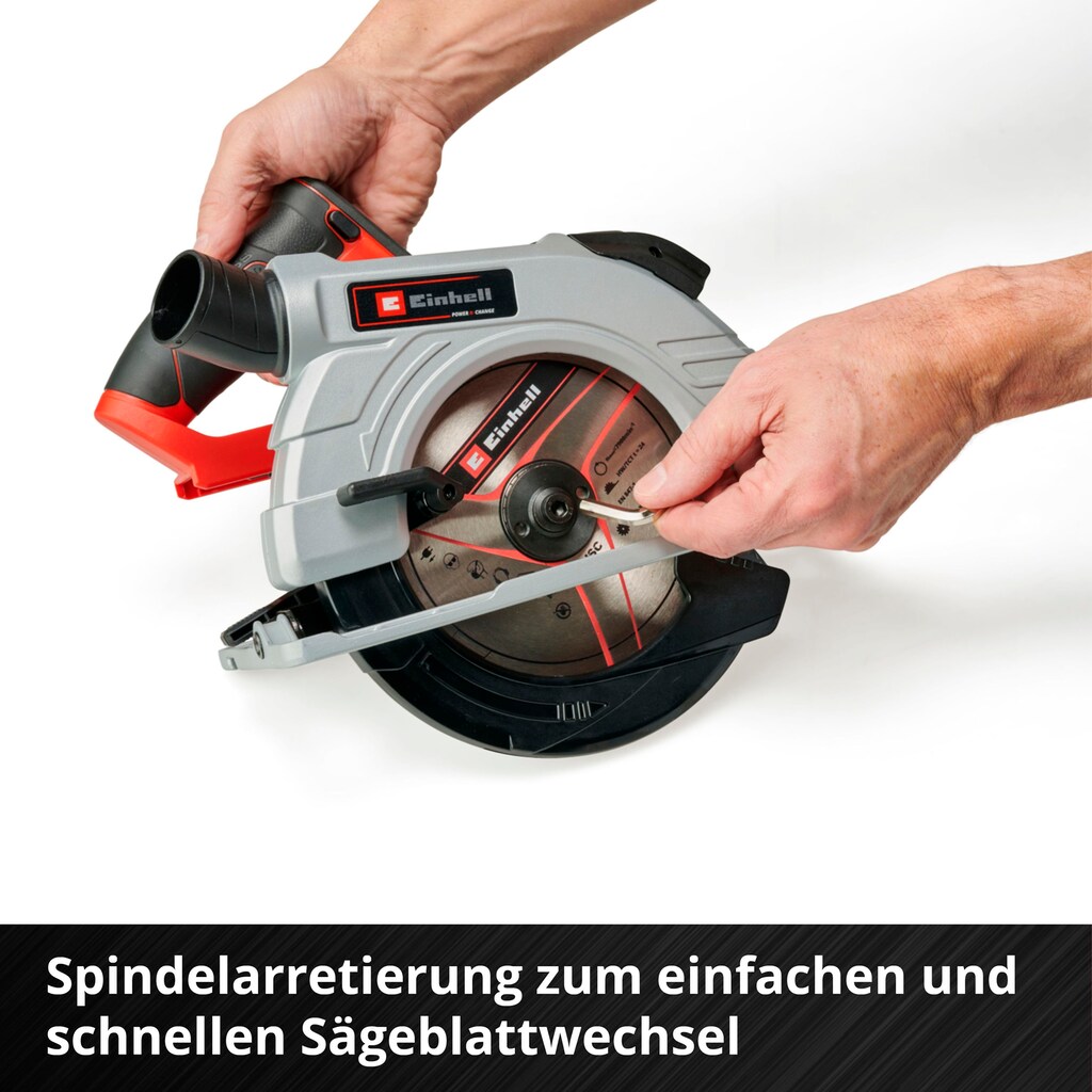 Einhell Akku-Handkreissäge »TP-CS 18/190 Li BL - Solo«, (1 St.)