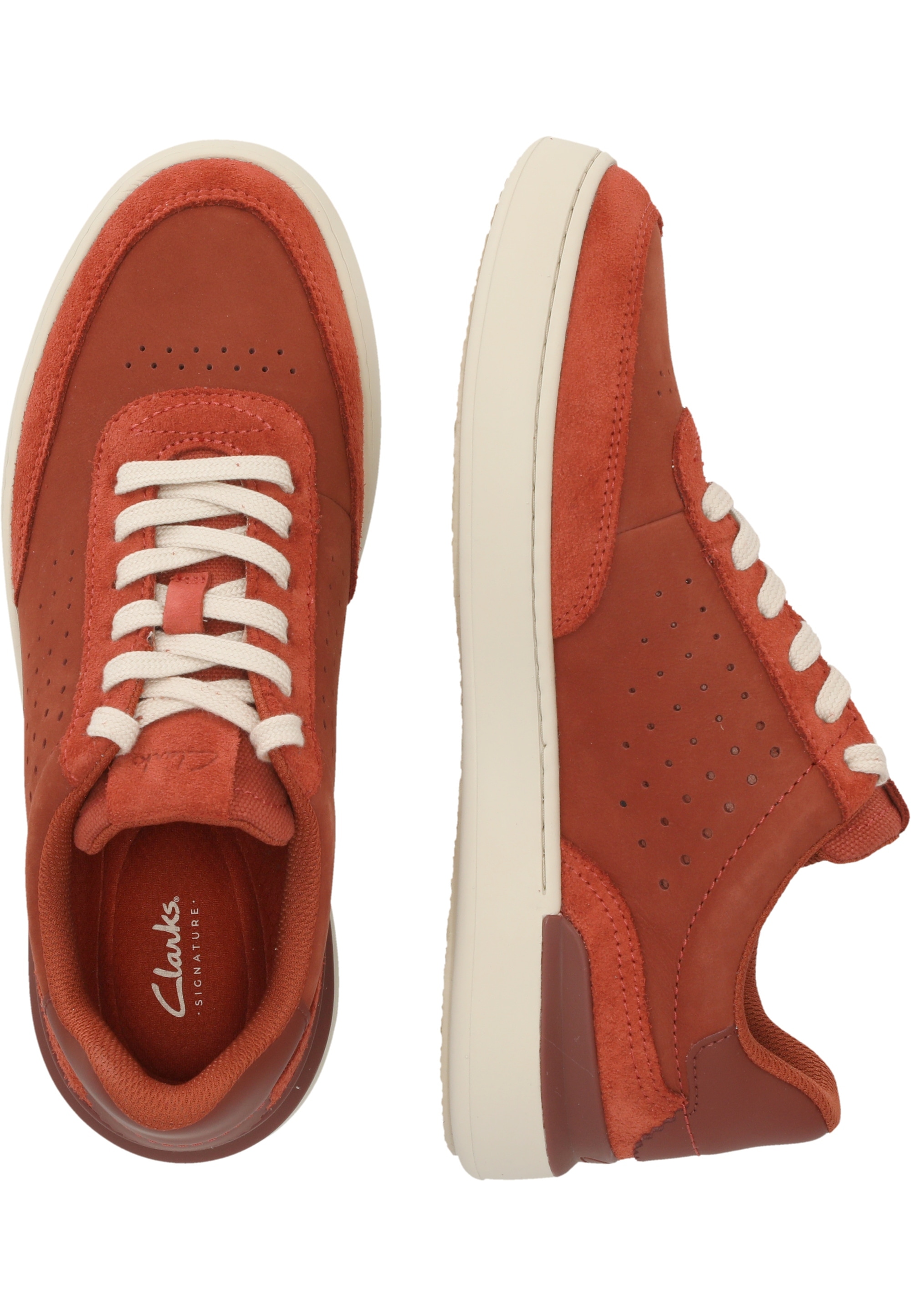 Clarks Sneaker »Courtlite«  in retro-inspirierter Optik mit dämpfender Sohle