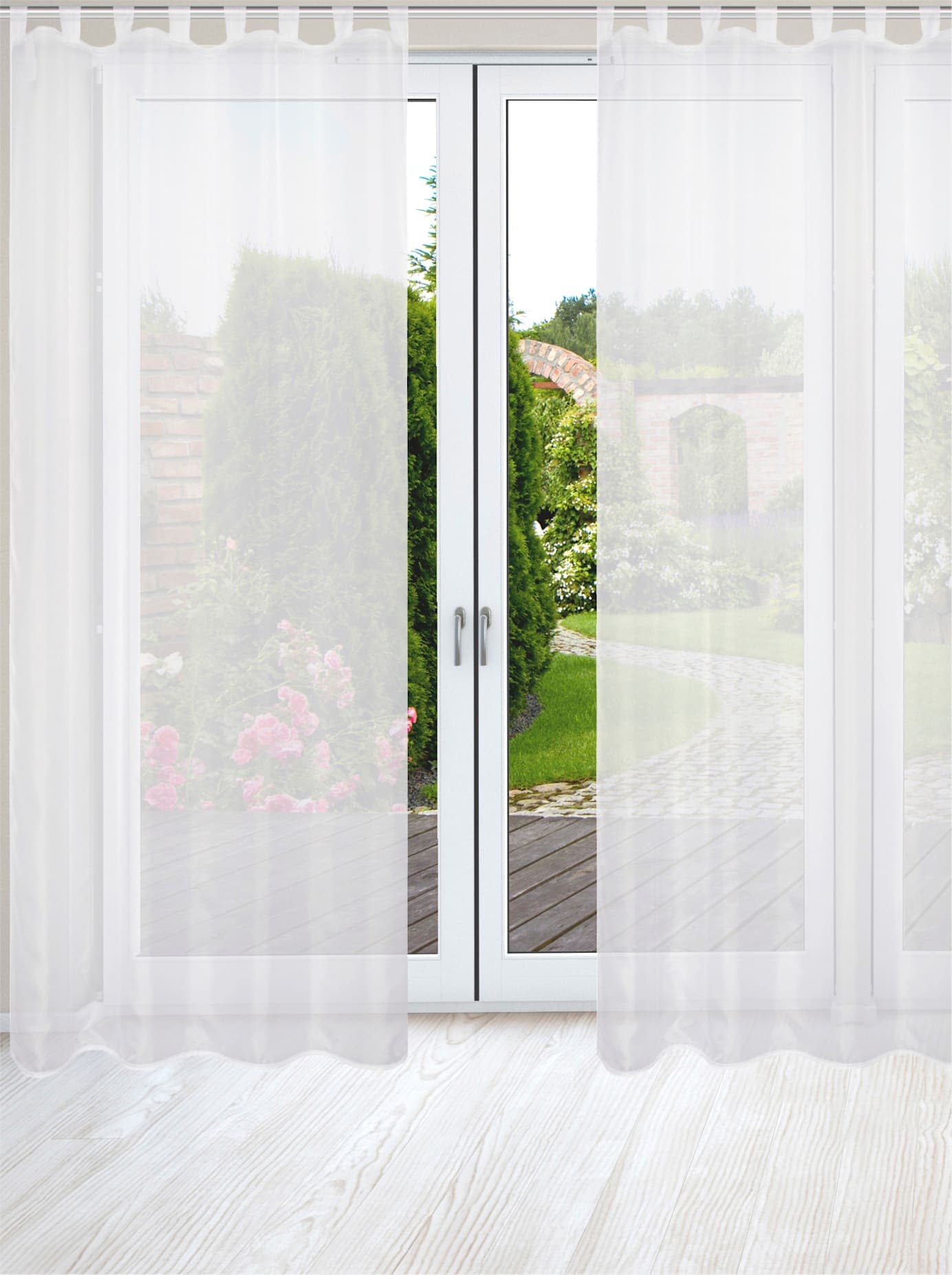 heine home Gardine Schlaufen 1 Stk. tlg. günstig online kaufen