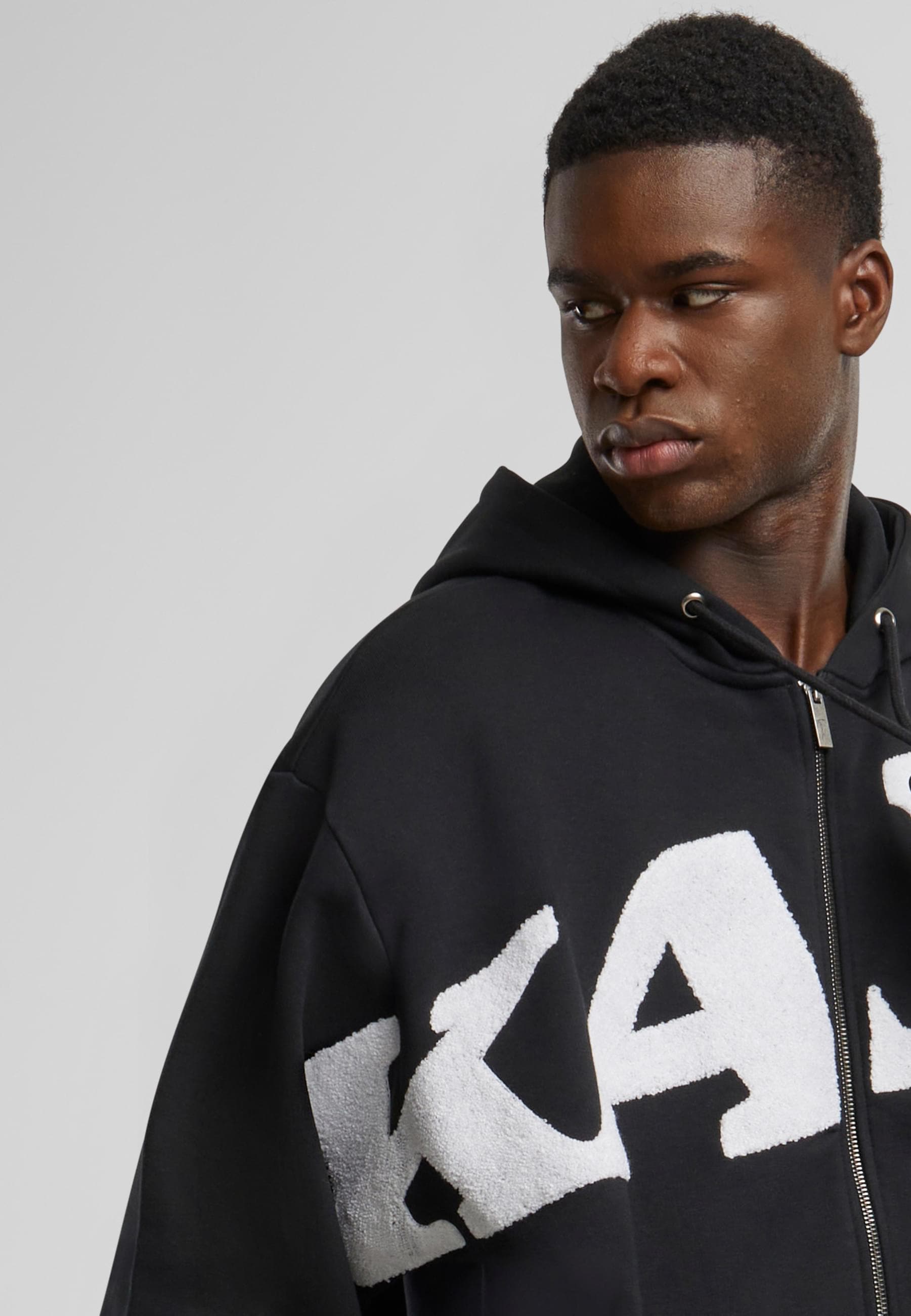 Karl Kani Sweatjacke »Karl Kani Herren KM242-035-3 KK Wavy Retro Os Full Zip Hoodie«