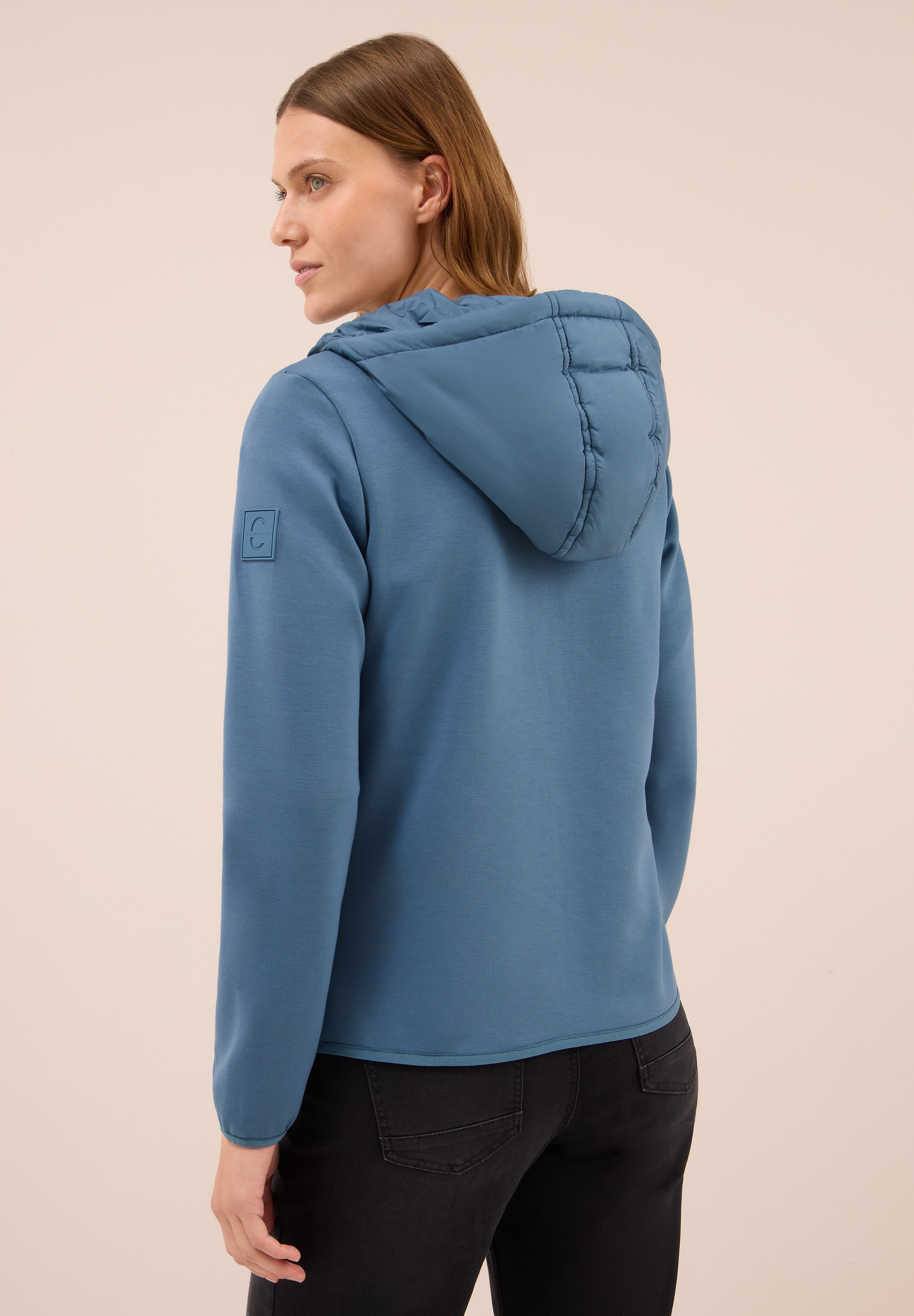 Cecil Steppjacke, mit Kapuze, aus softem Materialmix günstig online kaufen