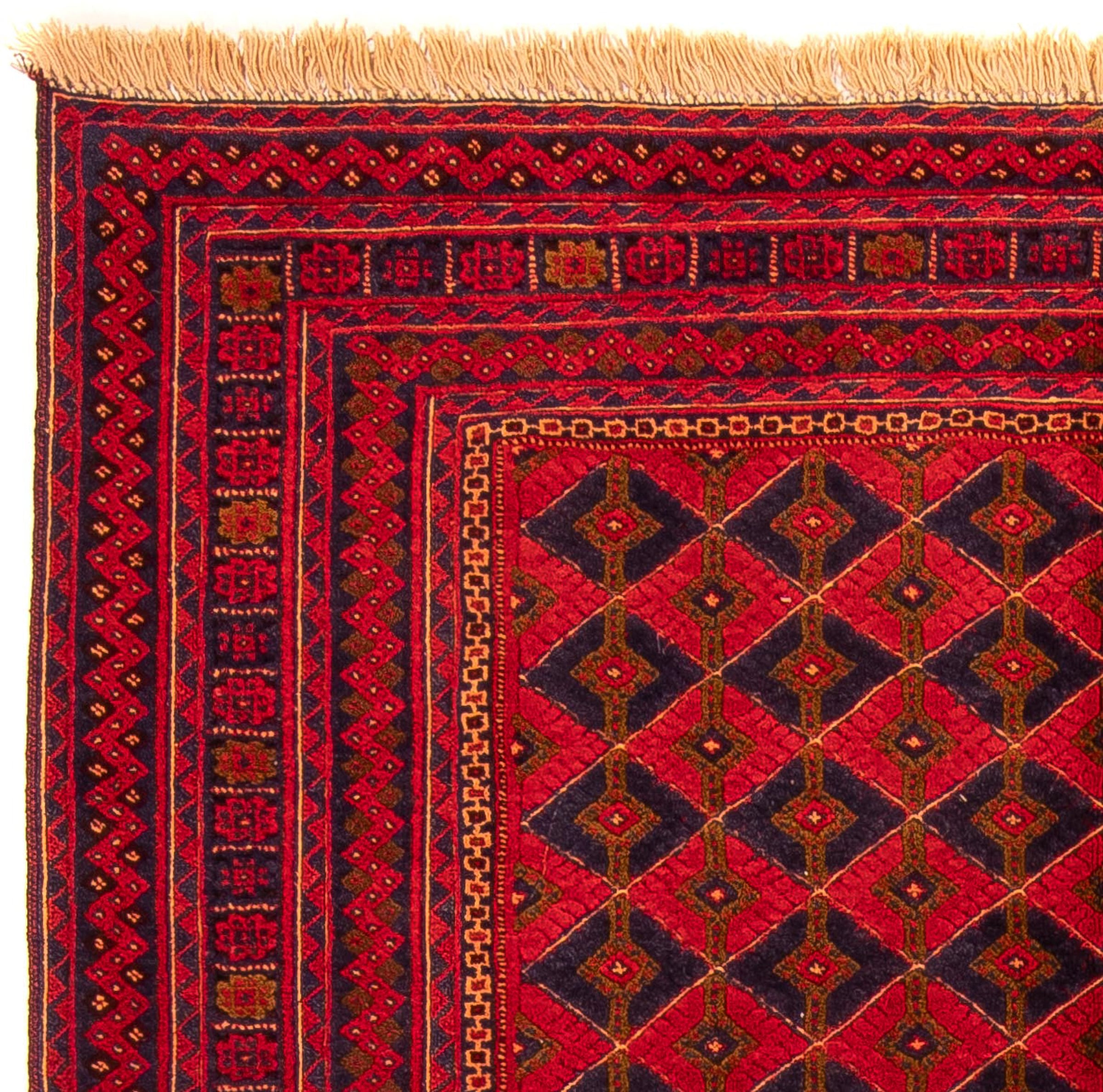 morgenland Wollteppich »Kelim - Oriental - 198 x 151 cm - dunkelrot«, rechteckig, Wohnzimmer, Einzelstück