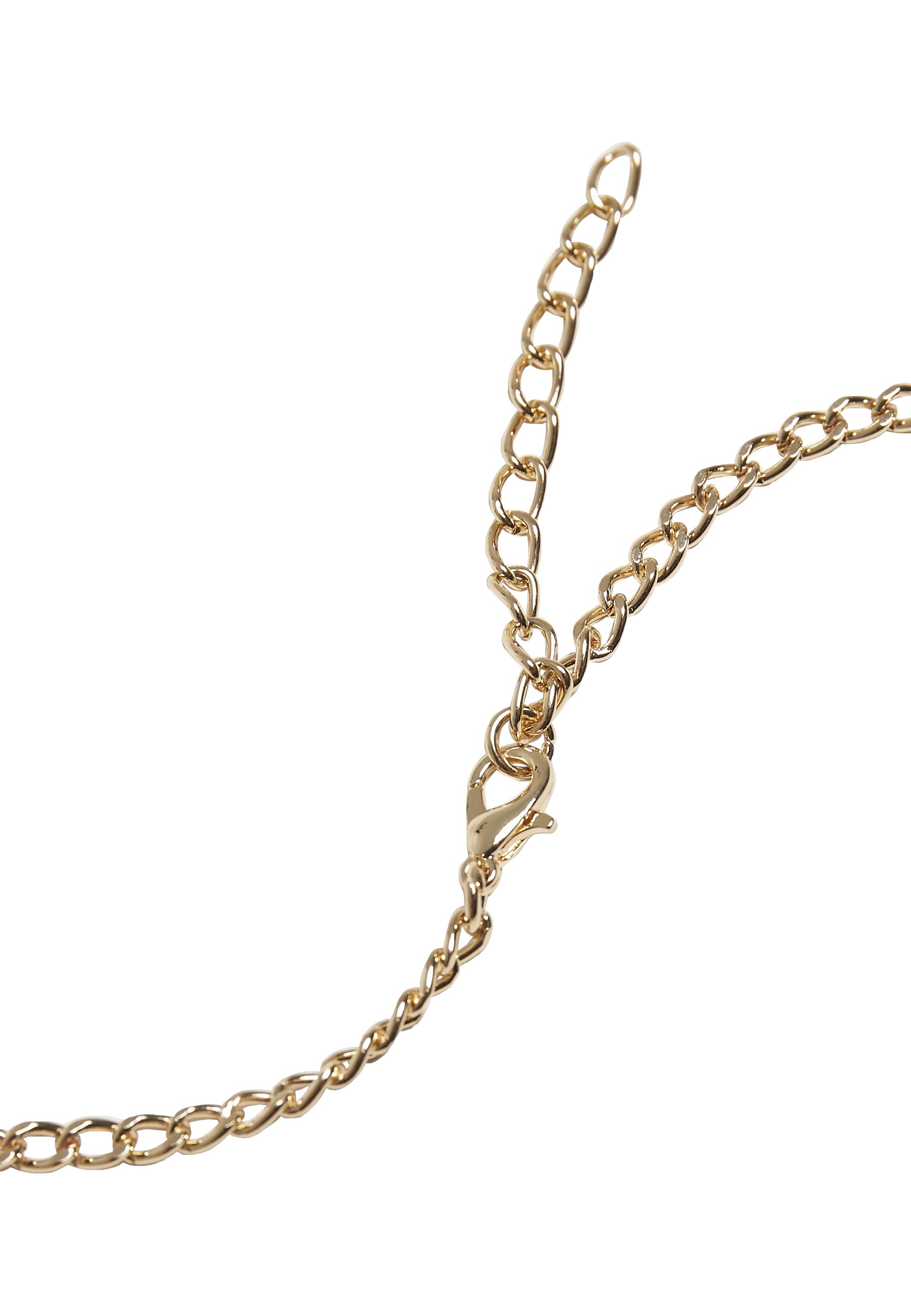 URBAN CLASSICS Edelstahlkette »Urban Classics Unisex Diamond Cross Necklace«
