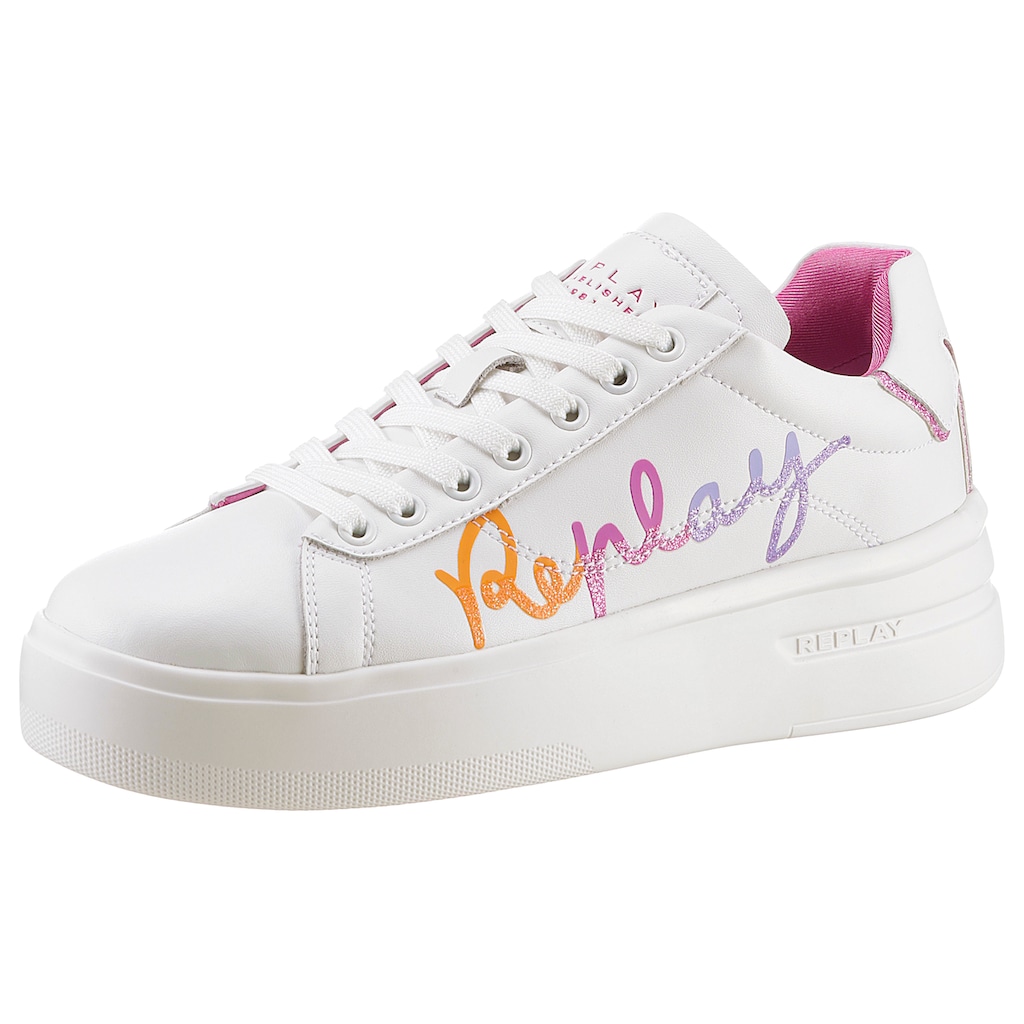 Replay Sneaker »UNIVERSITY W RAINBOW«