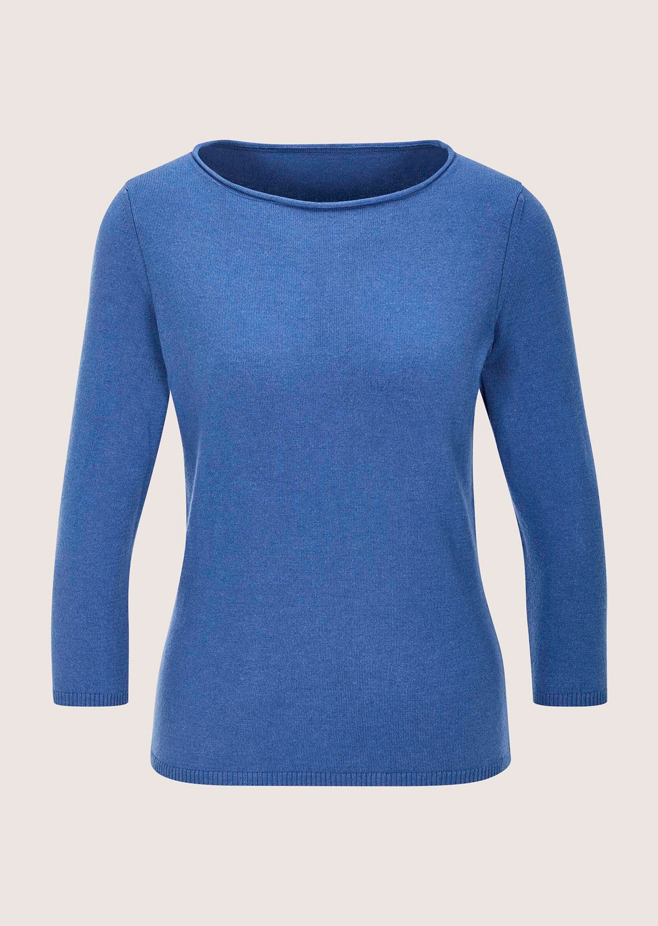 MADELEINE Longpullover "Feinstrickpullover Basic-Pullover mit Rollkante" El günstig online kaufen