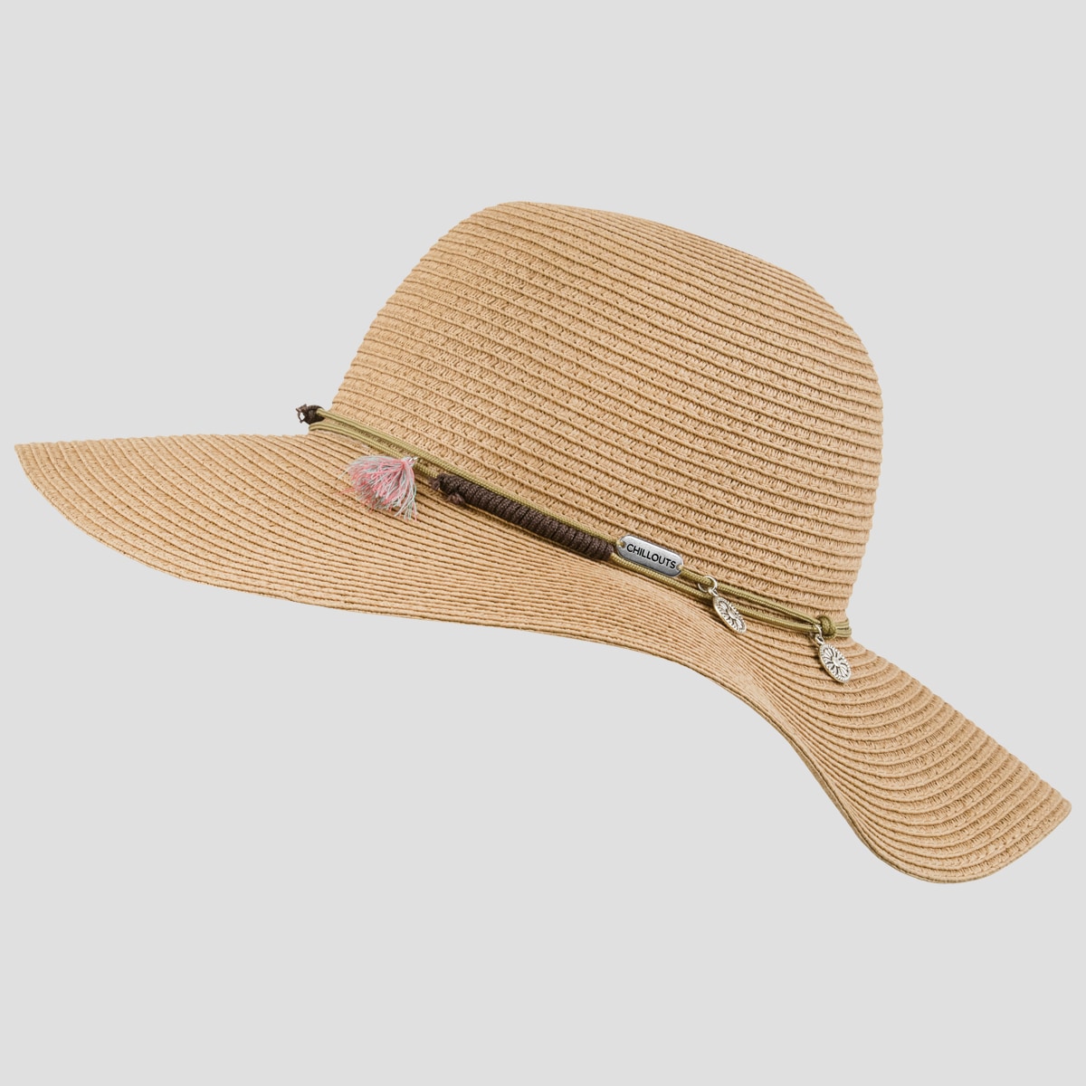 chillouts Sonnenhut "Atlanta Hat" femininer Sonnenhut aus Papierstroh