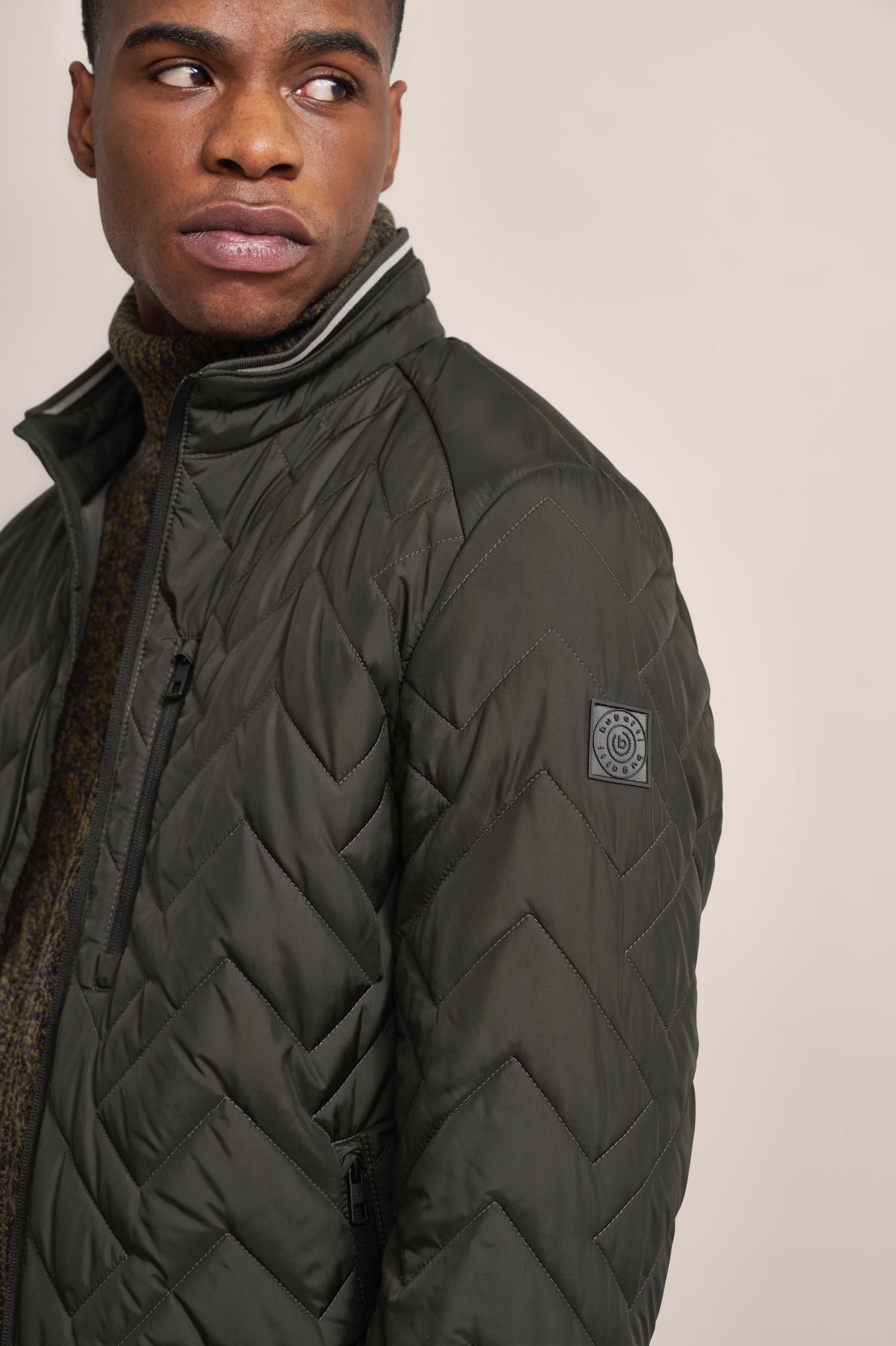 bugatti Blouson, ohne Kapuze, in Steppoptik
