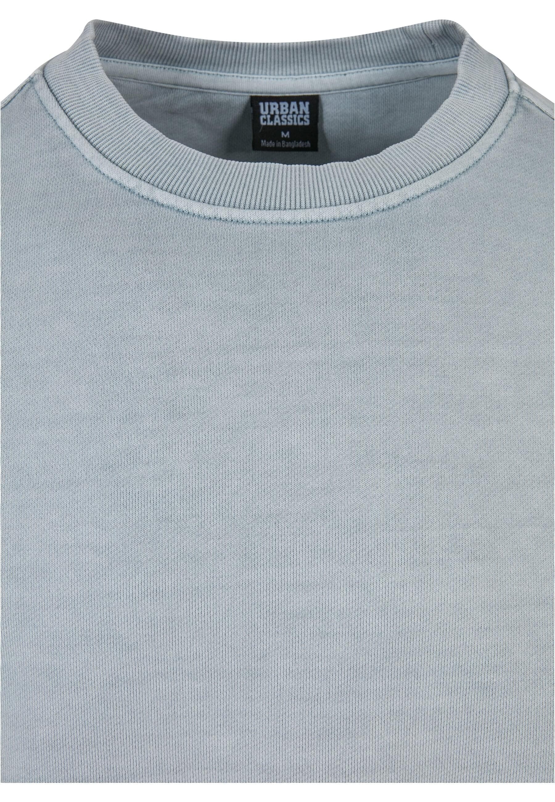 URBAN CLASSICS Rundhalspullover »Urban Classics Herren Heavy Terry Garment Dye Crew«, (1 tlg.)