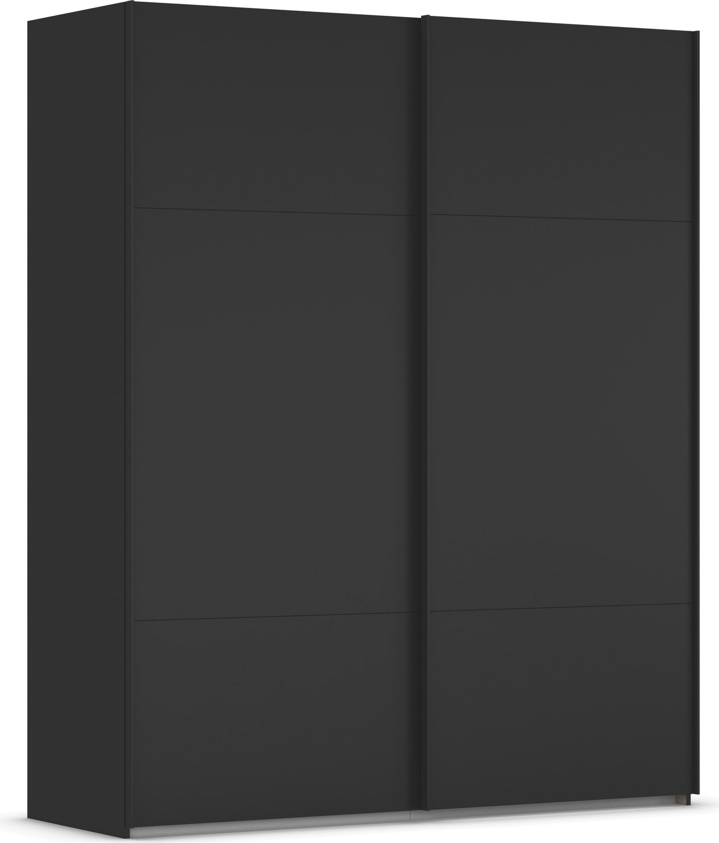 rauch Schwebetürenschrank "Kleiderschrank Schrank Garderobe Schlafzimmerschrank CONTIDO" 3 verschiedene Ausstattungen BASIC/CLASSIC/PREMIUM, aus hochwertigem Material in 6 Breiten 2 Griff-Farben MADE IN GERMANY