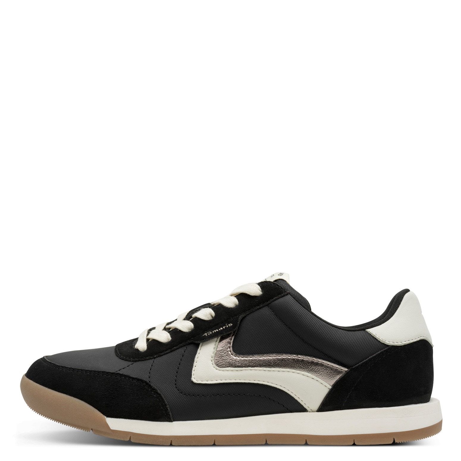 Tamaris Sneaker, Freizeitschuh, Halbschuh, Schnürschuh, weich gepolsterter Schaftrand