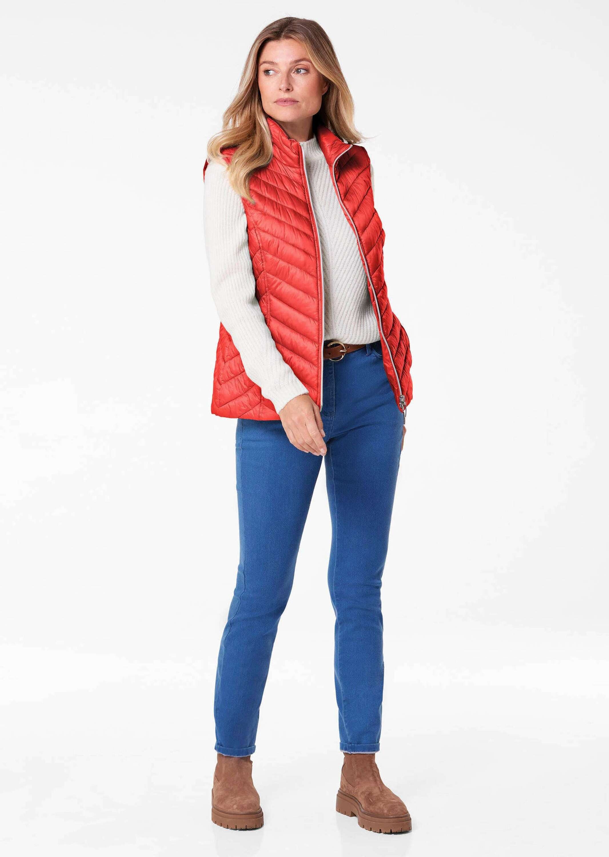 Thumbnail - GOLDNER Kurzweste "Kurzgröße Weste mit leichter Wattierung" Leichte Wattierung mit Diagonalstepp