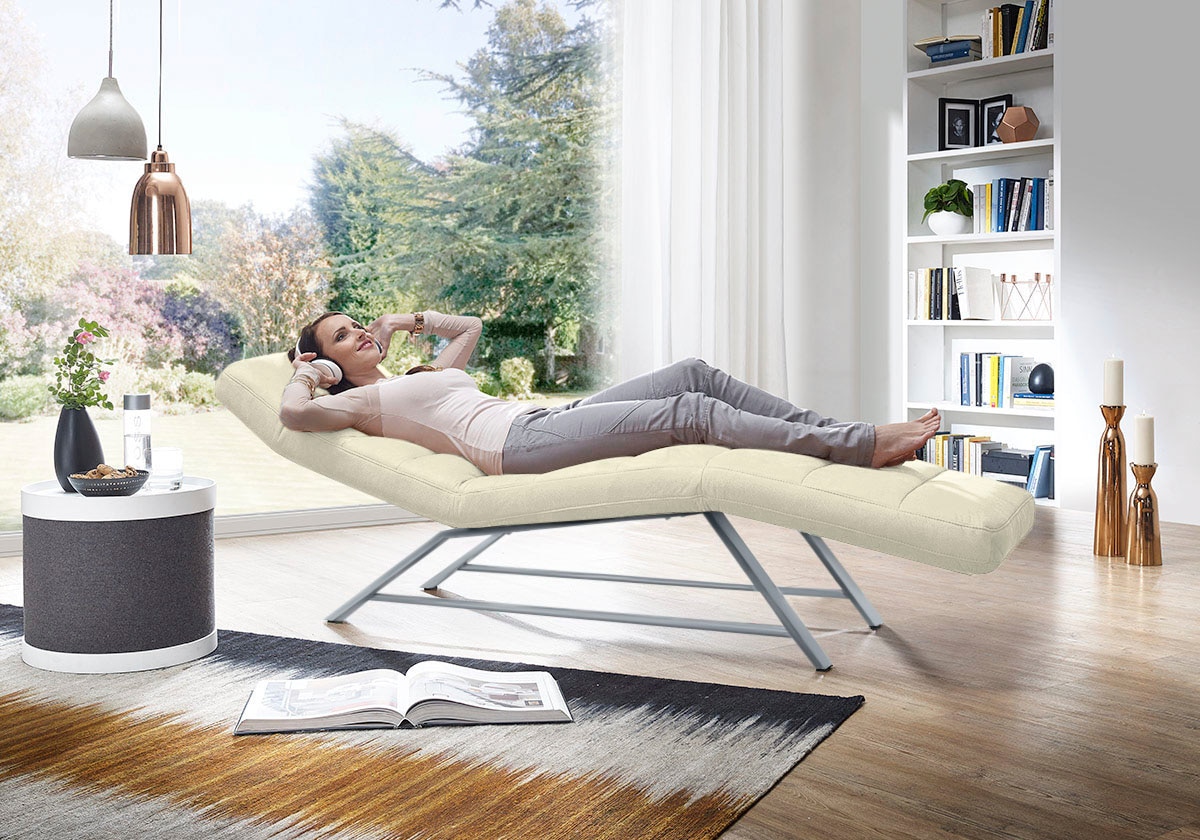 W.SCHILLIG Relaxliege »daily dreams« Funktionsliege wahlweise mit Motor, Gestell matt, Breite 65 cm