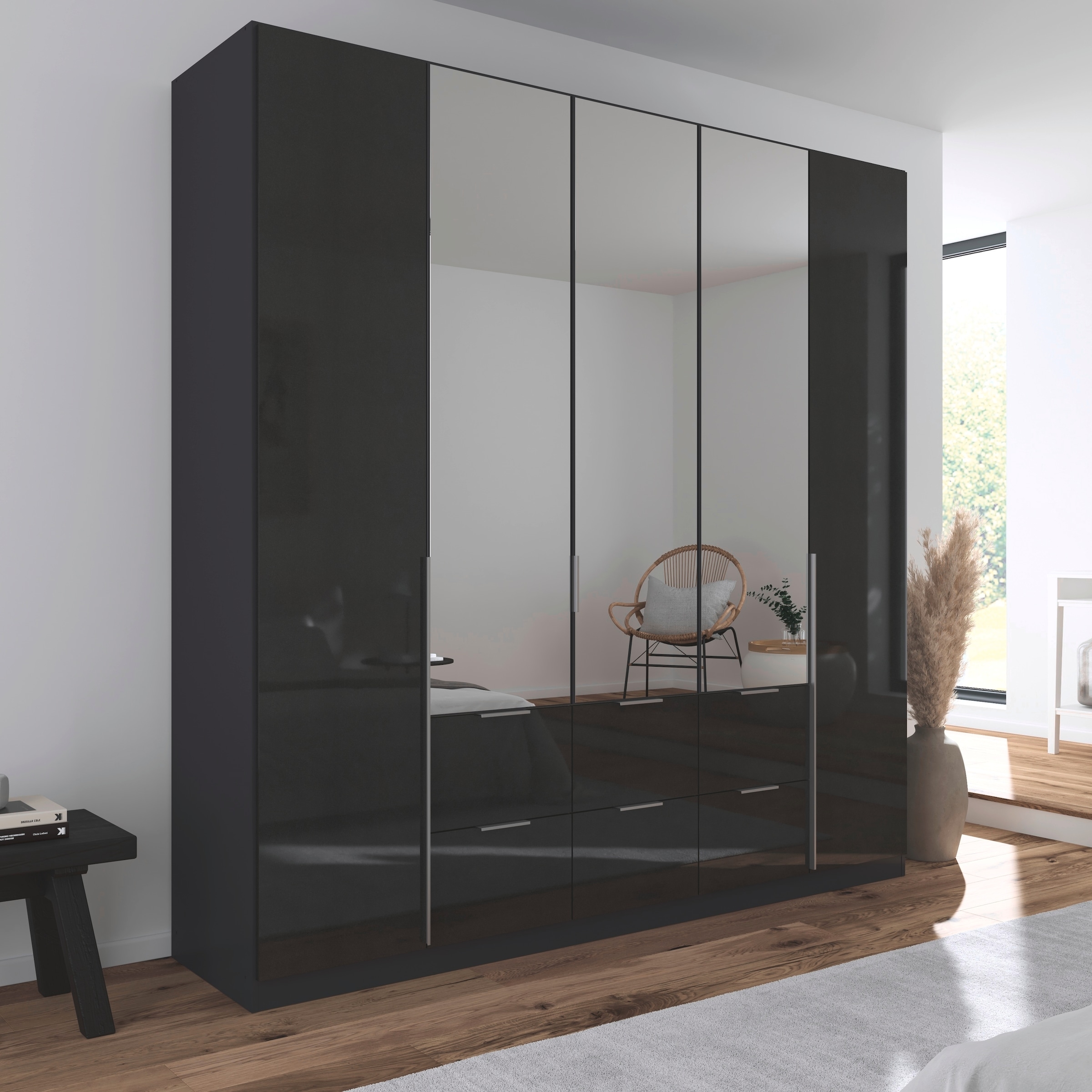 rauch Drehtürenschrank "Kleiderschrank Schrank Garderobe AGORDO mit Dekor- günstig online kaufen